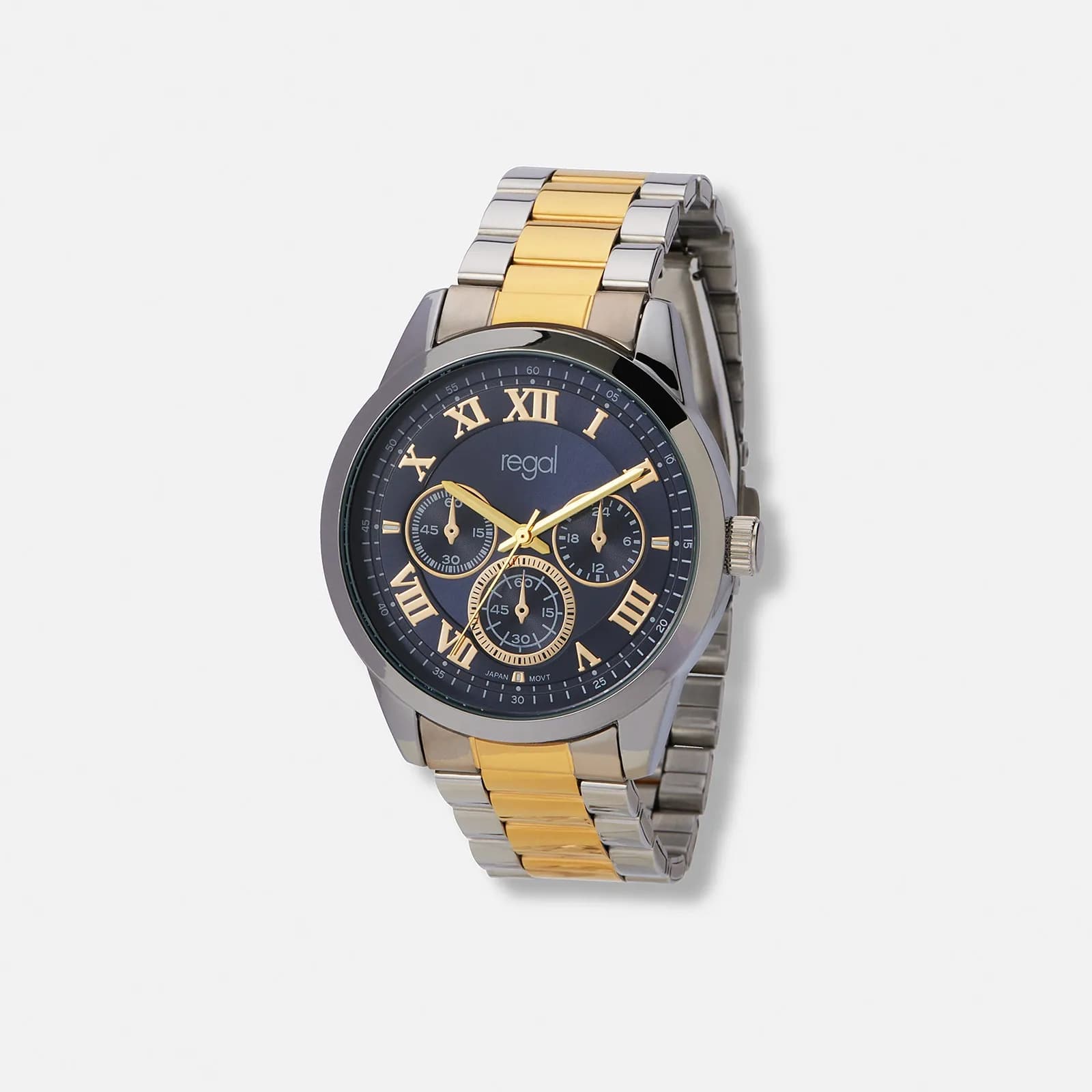 Regal klockset herr - metallband, bicolor, 41mm 3