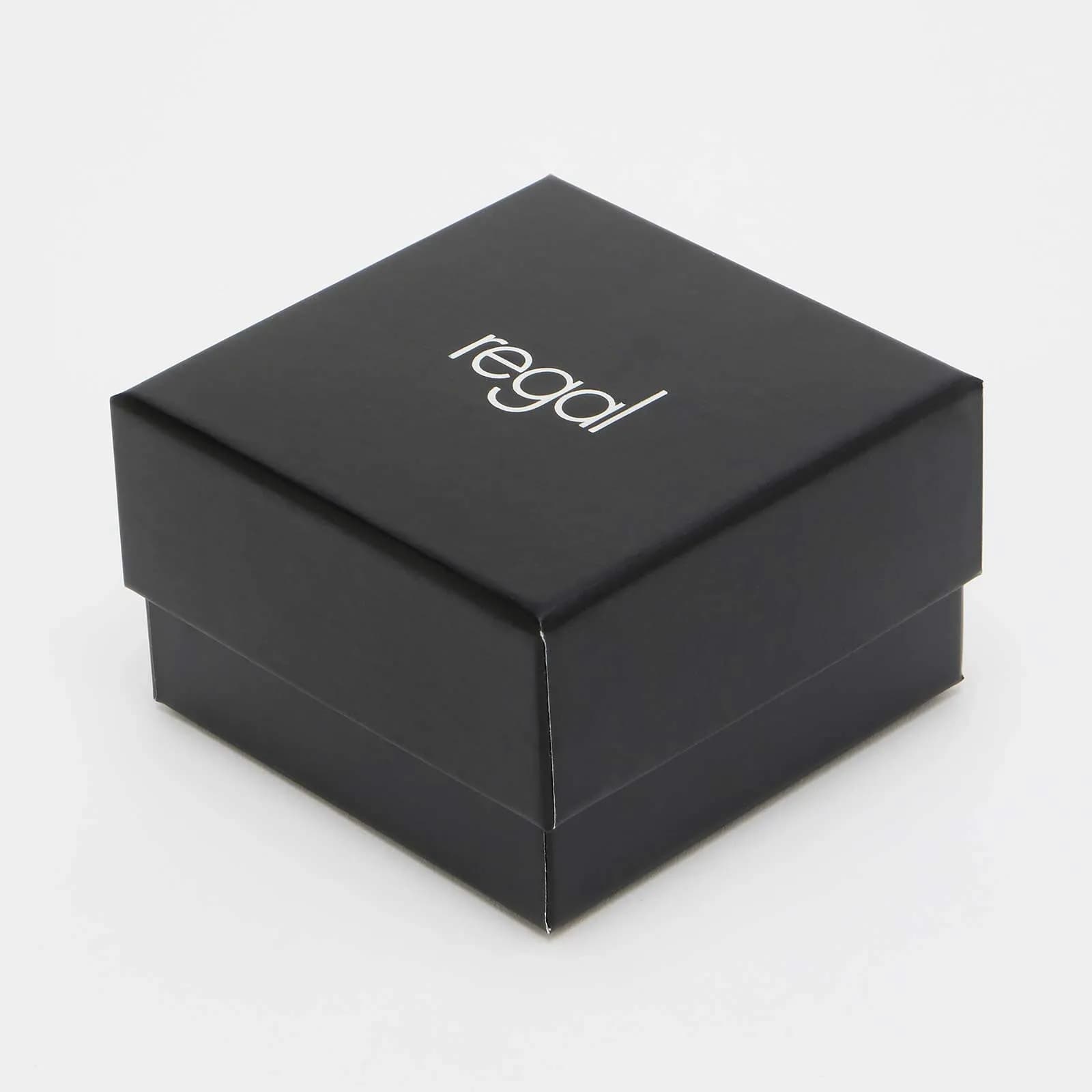 Regal klockset herr - metall, silver/blå, 45mm 6