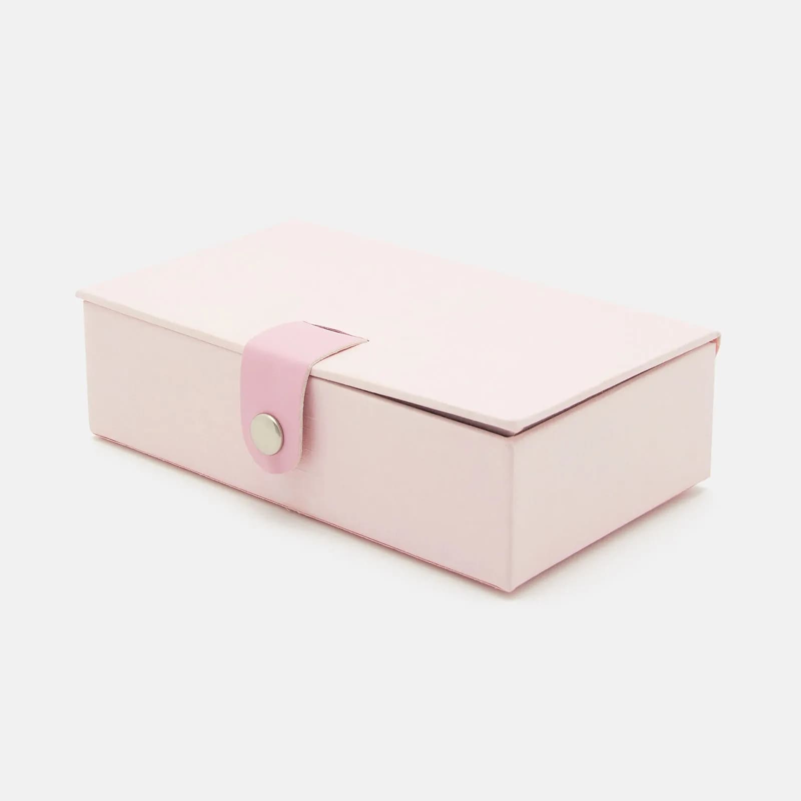 Regal barnklocka, set med smyckeskrin, silver/rosa 27 mm 2