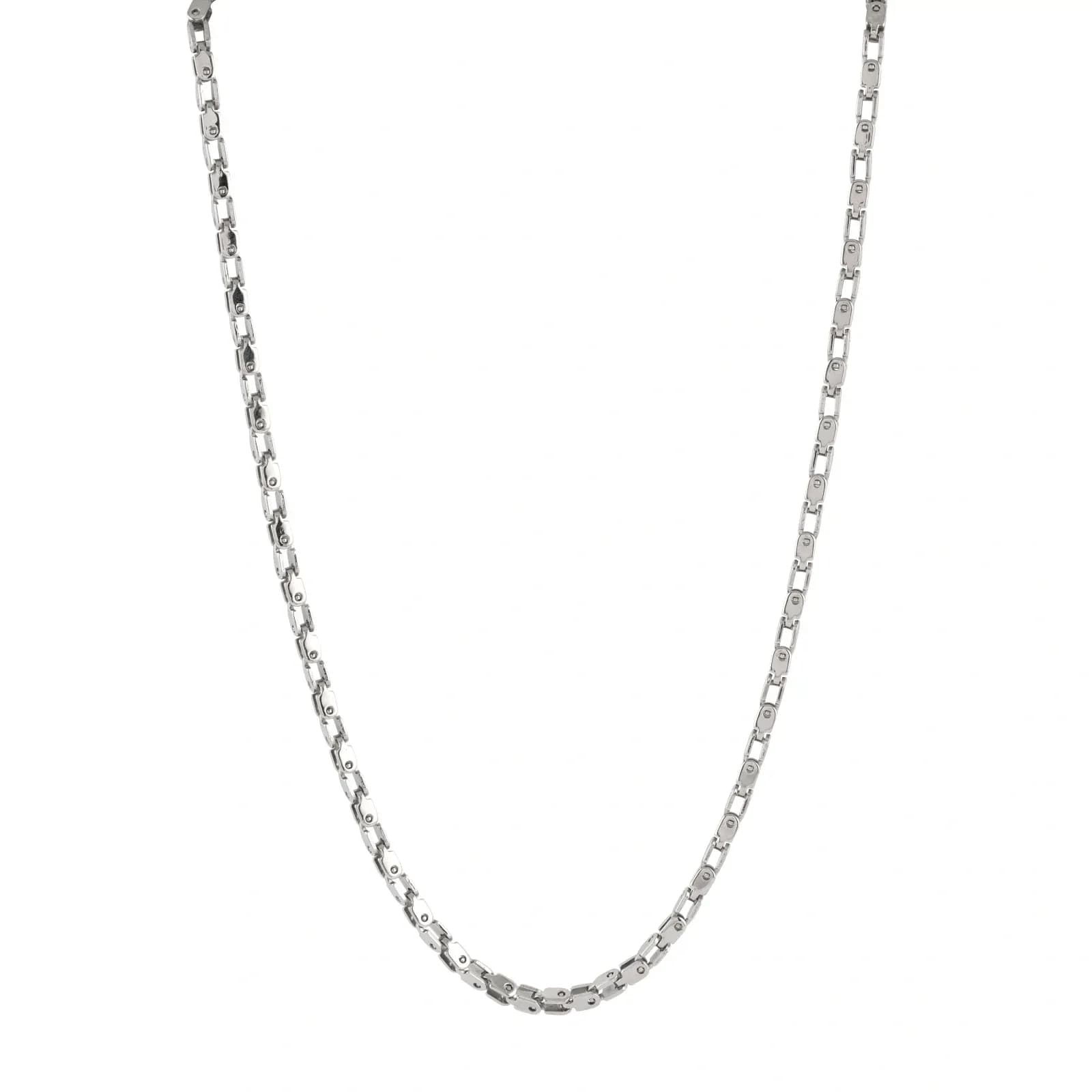 Stålhalsband herr - fantasilänk 55 cm
