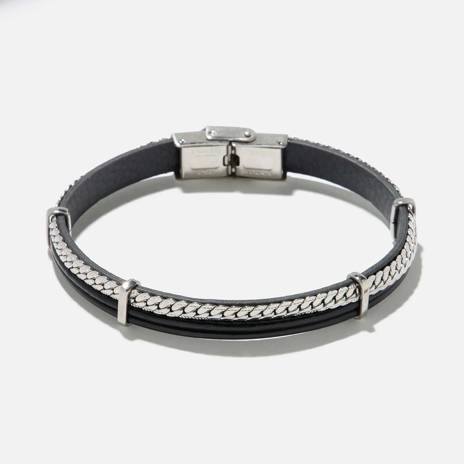 Armband herr - svart, stål