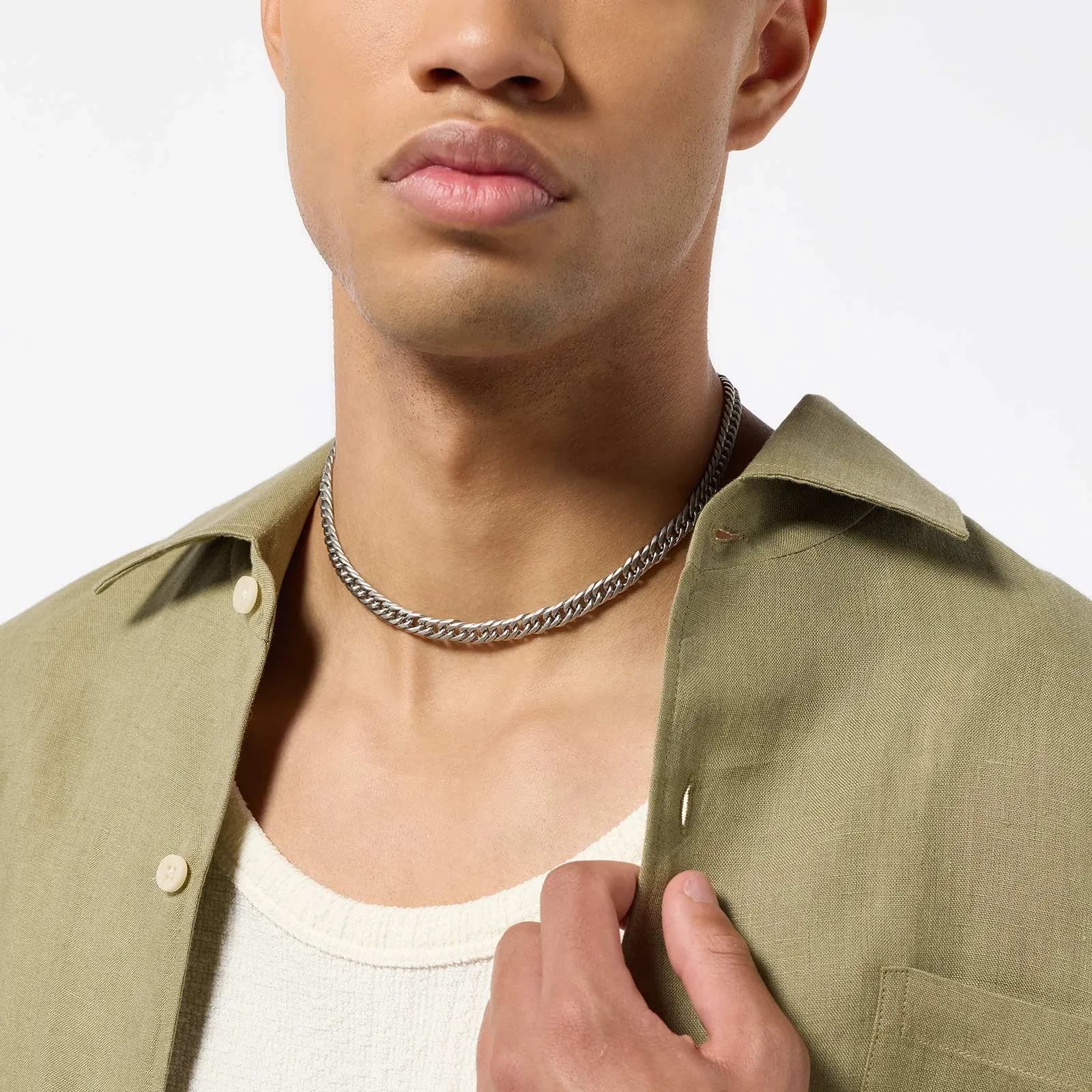 Stålhalsband junior 7mm pansar 2