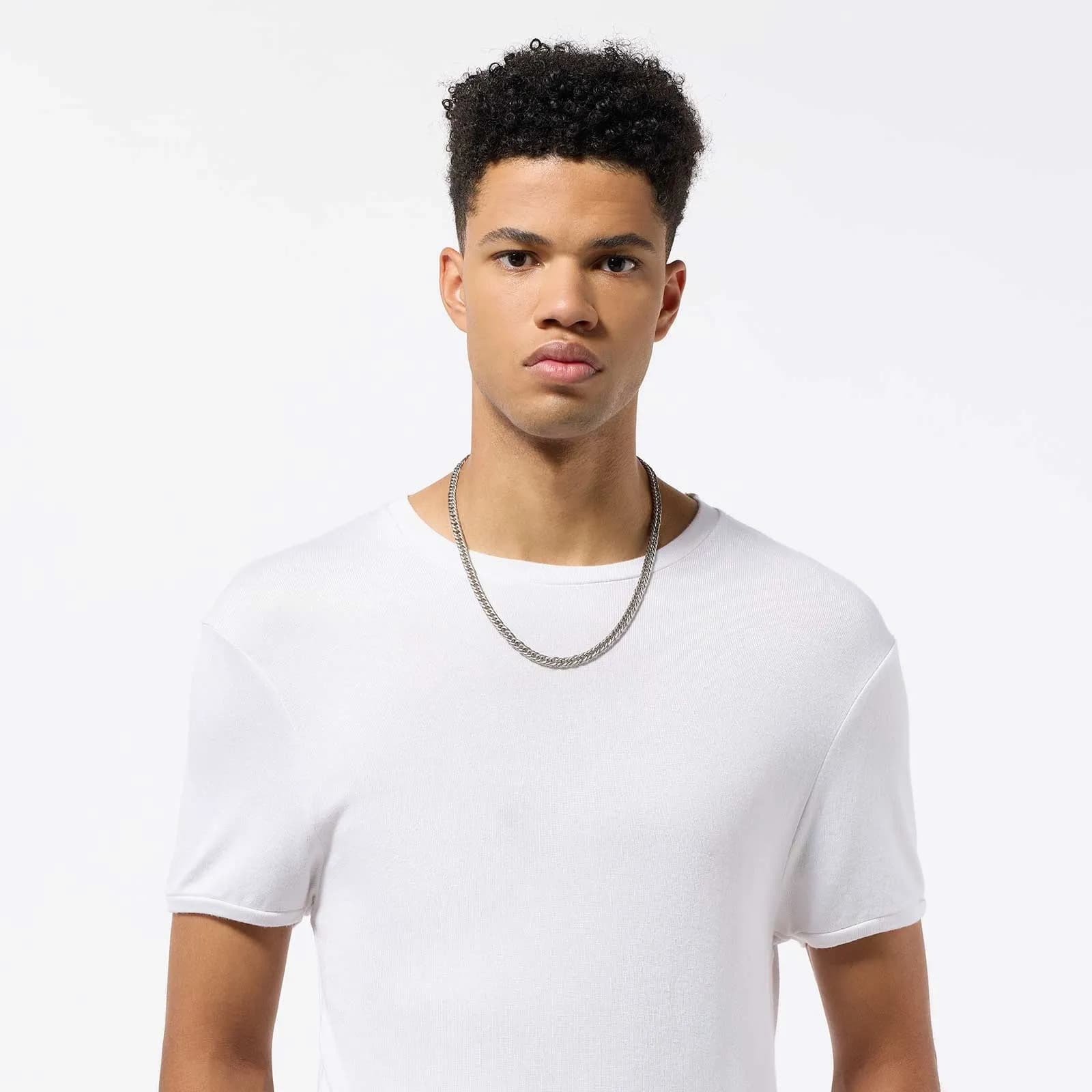 Stålhalsband herr 7mm pansar 3