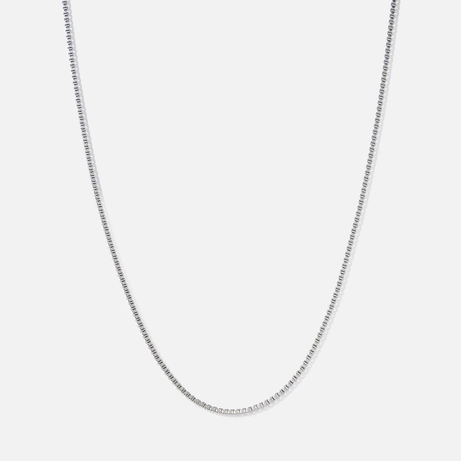 Stålhalsband herr - Box Chain 55cm
