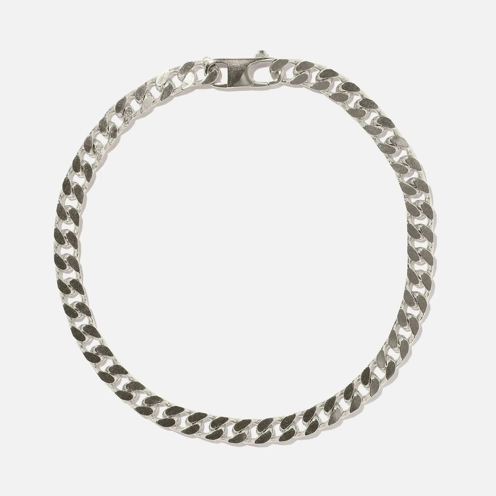 Silverarmband herr 4,2mm platt pansar 20cm