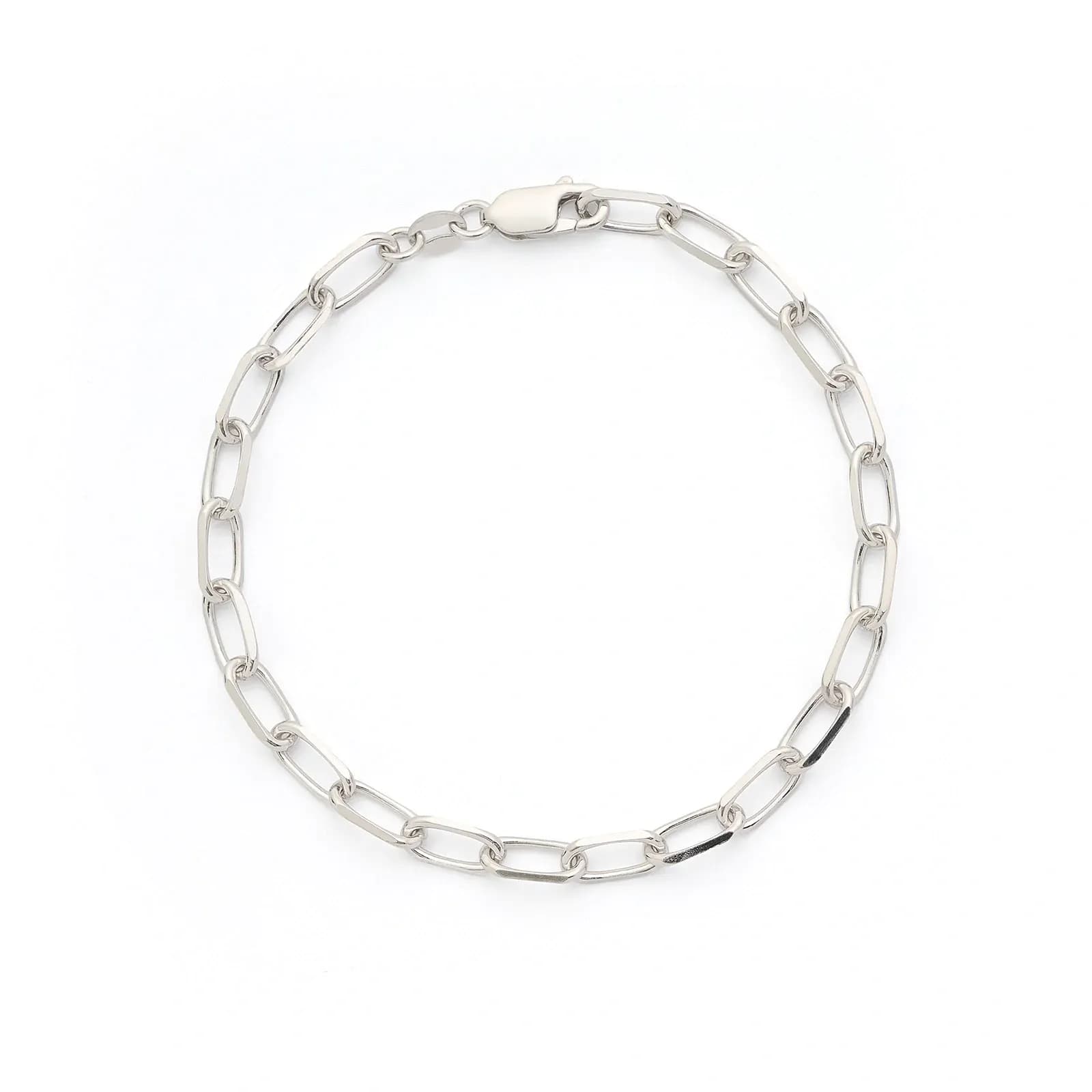 Silverarmband herr, ankarkedja