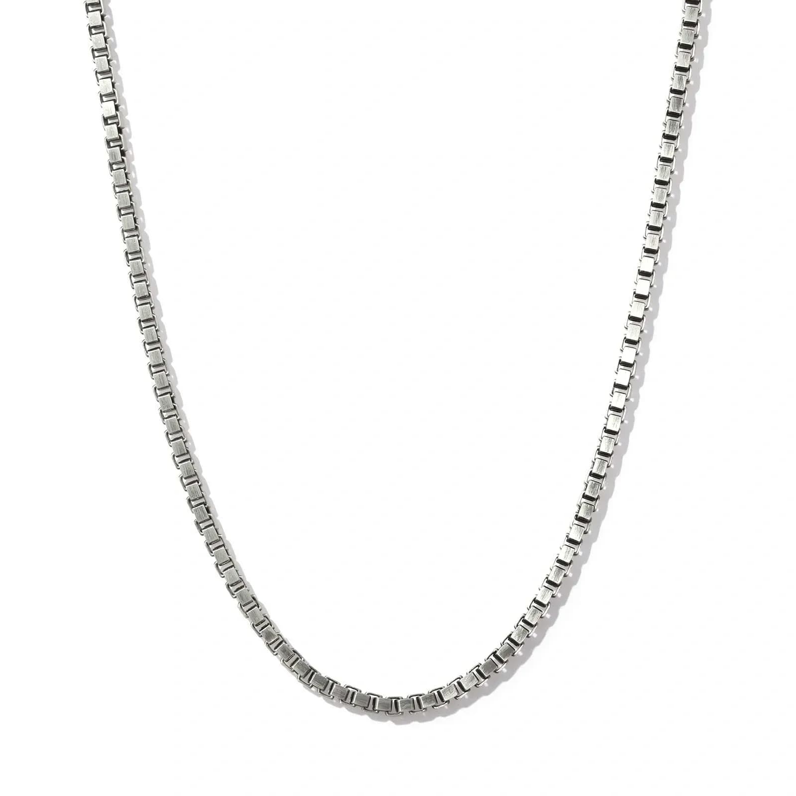 Silverhalsband herr 3mm Venezia 57cm
