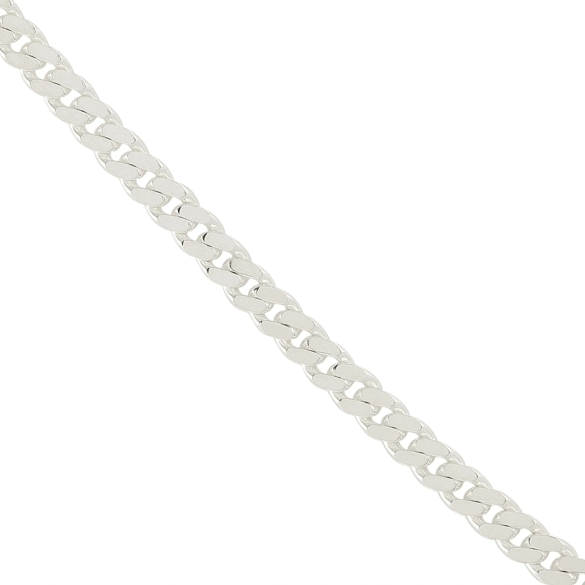 Silverhalsband herr - pansarkedja 50 cm 2
