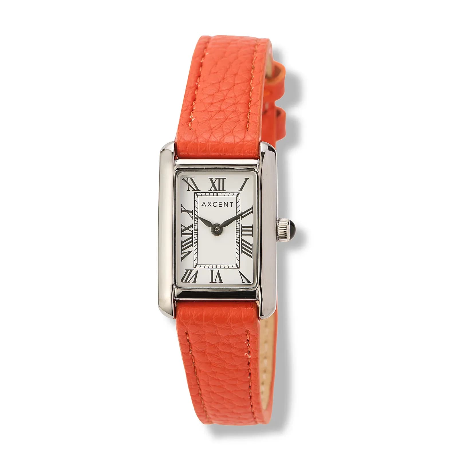 Axcent damklocka vit/stål, orange band - X25014-120