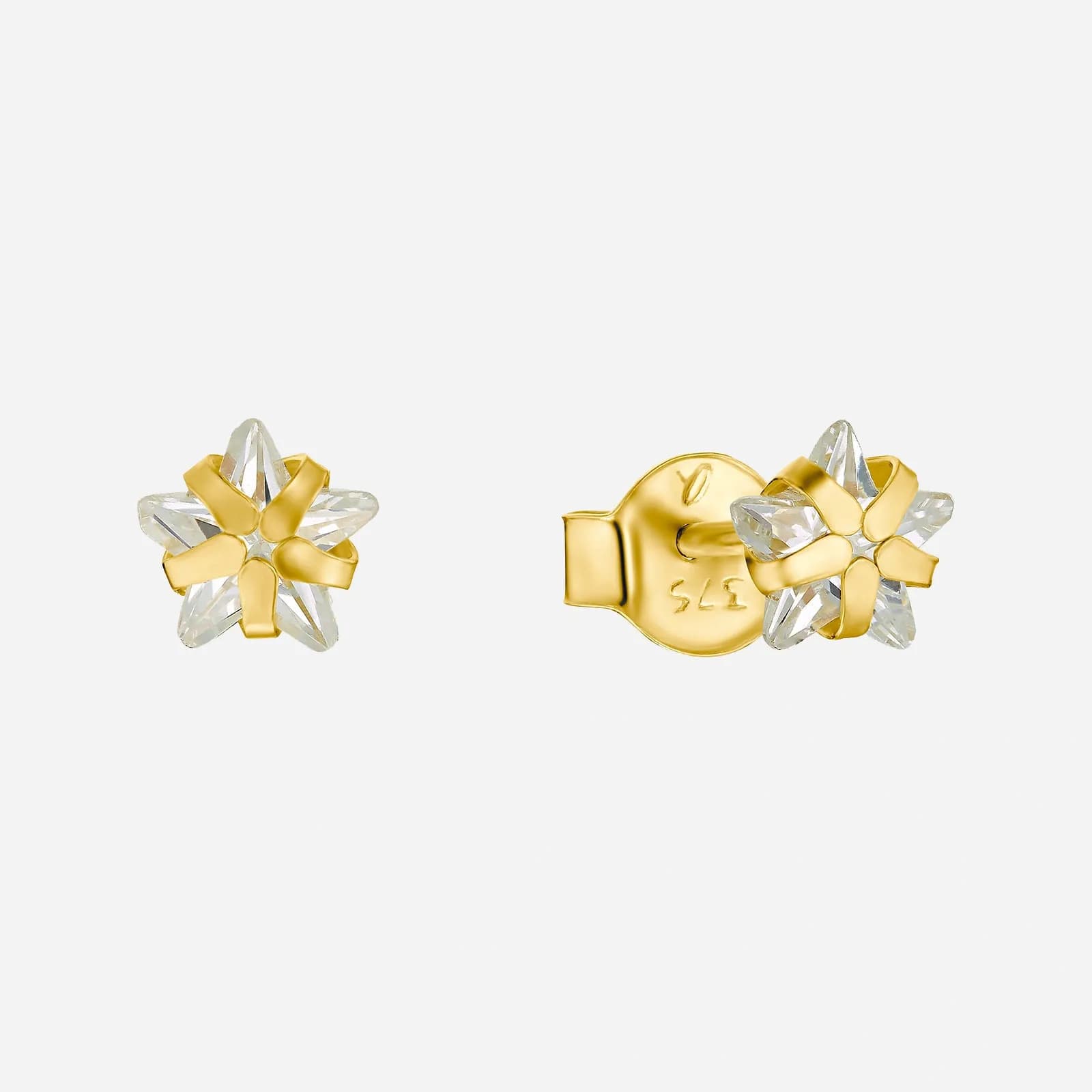 Örhängen 9k guld - Studs 6 mm