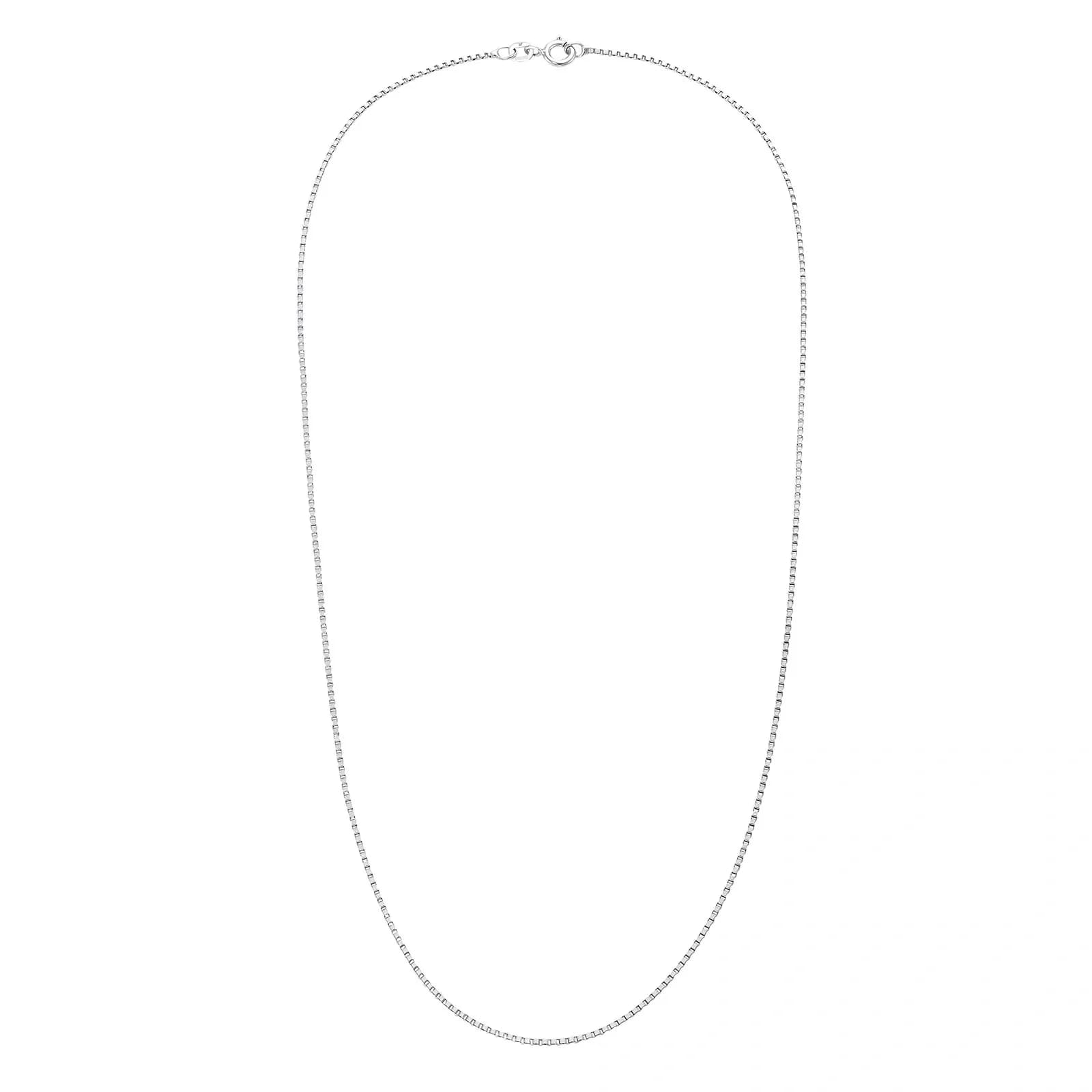 Silverhalsband, venezialänk - 45 cm / 1,5 mm