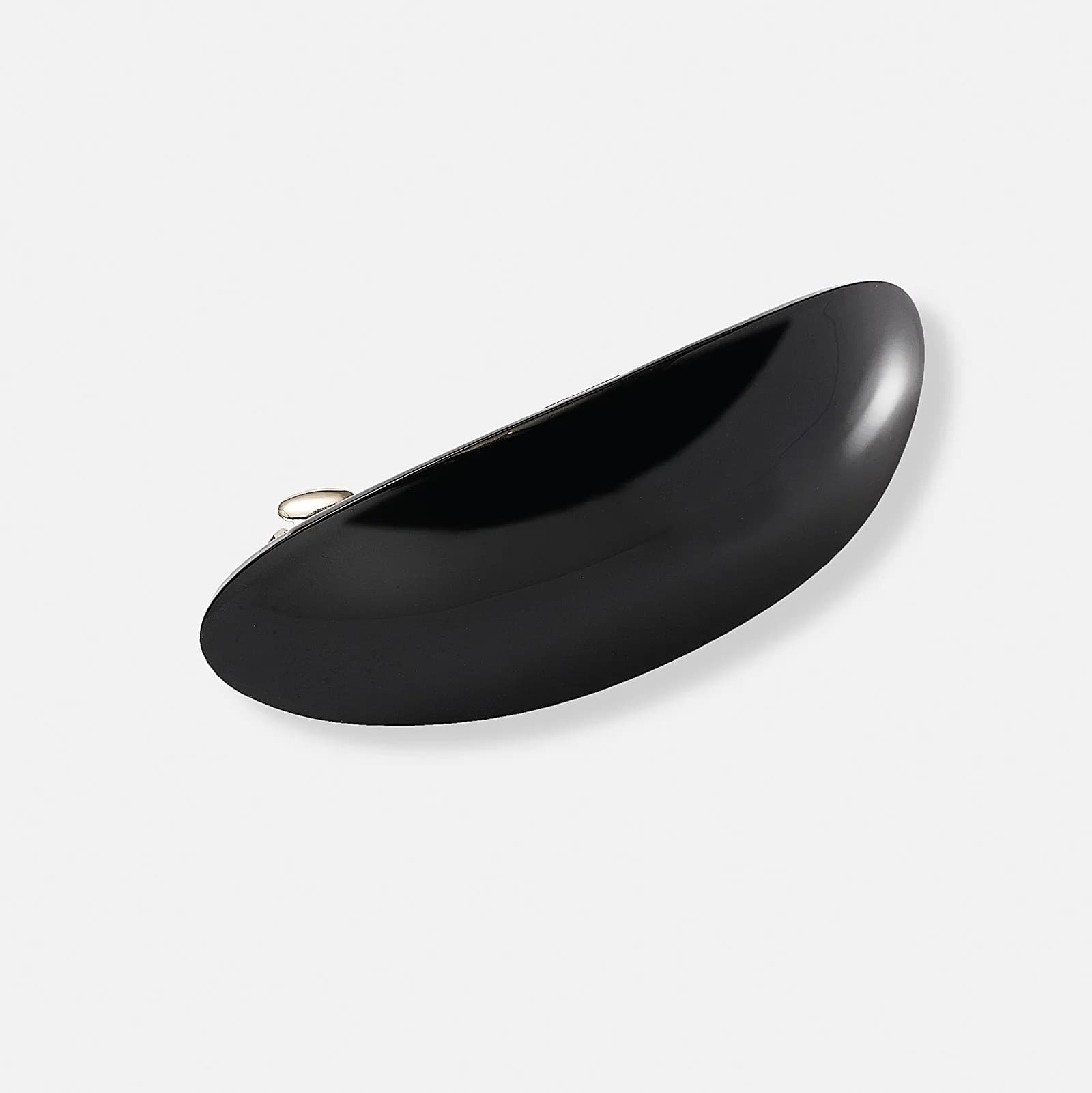 Svart hårspänne, barette - 8,5cm