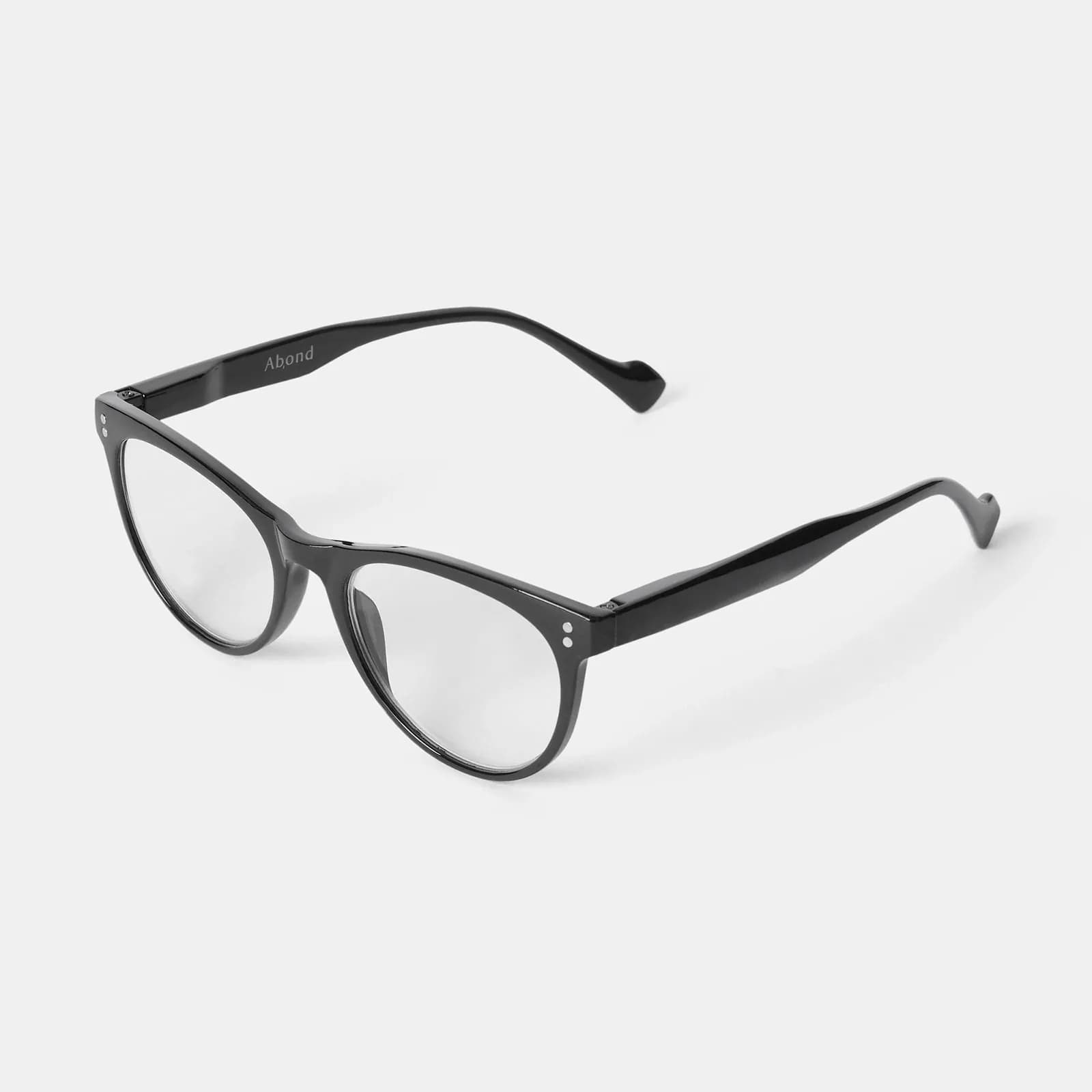 Svarta läsglasögon Cateye +1,0