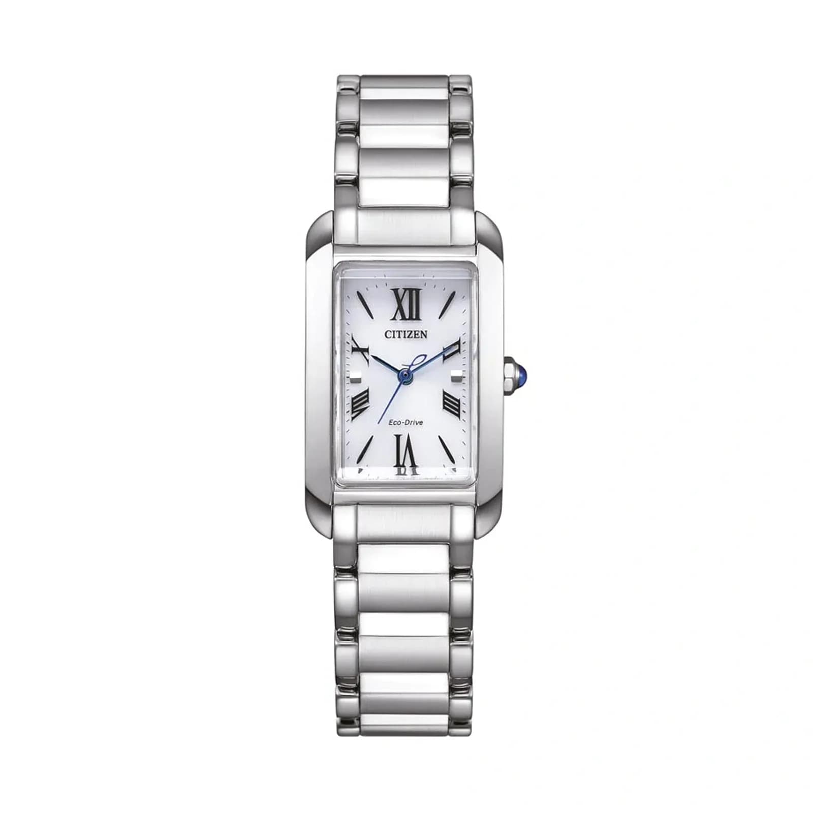 Citizen Eco-Drive L, metallband silver/vit - 19 mm