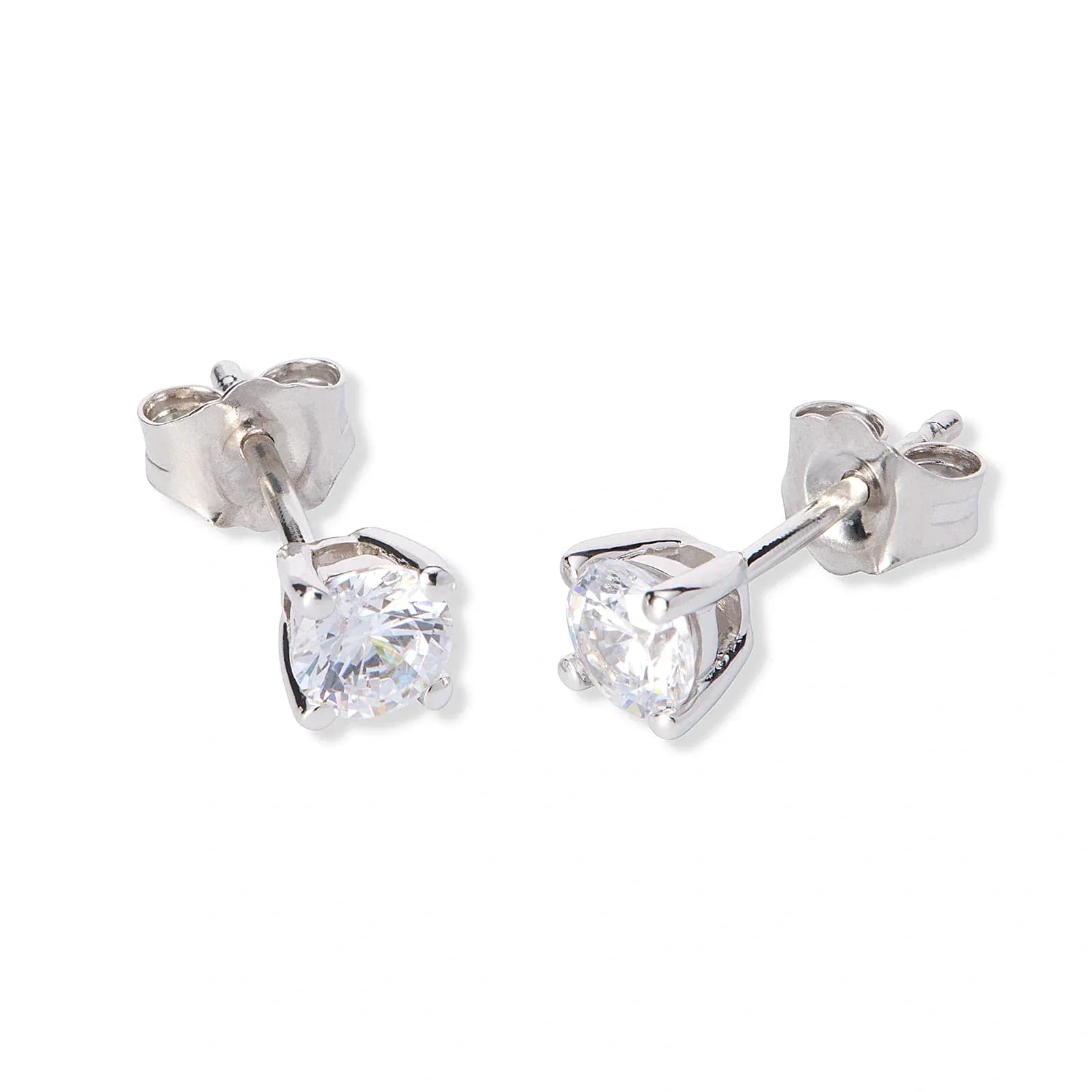 Örhängen studs 18k vitguld med 0,7 ct labbodlade diamanter
