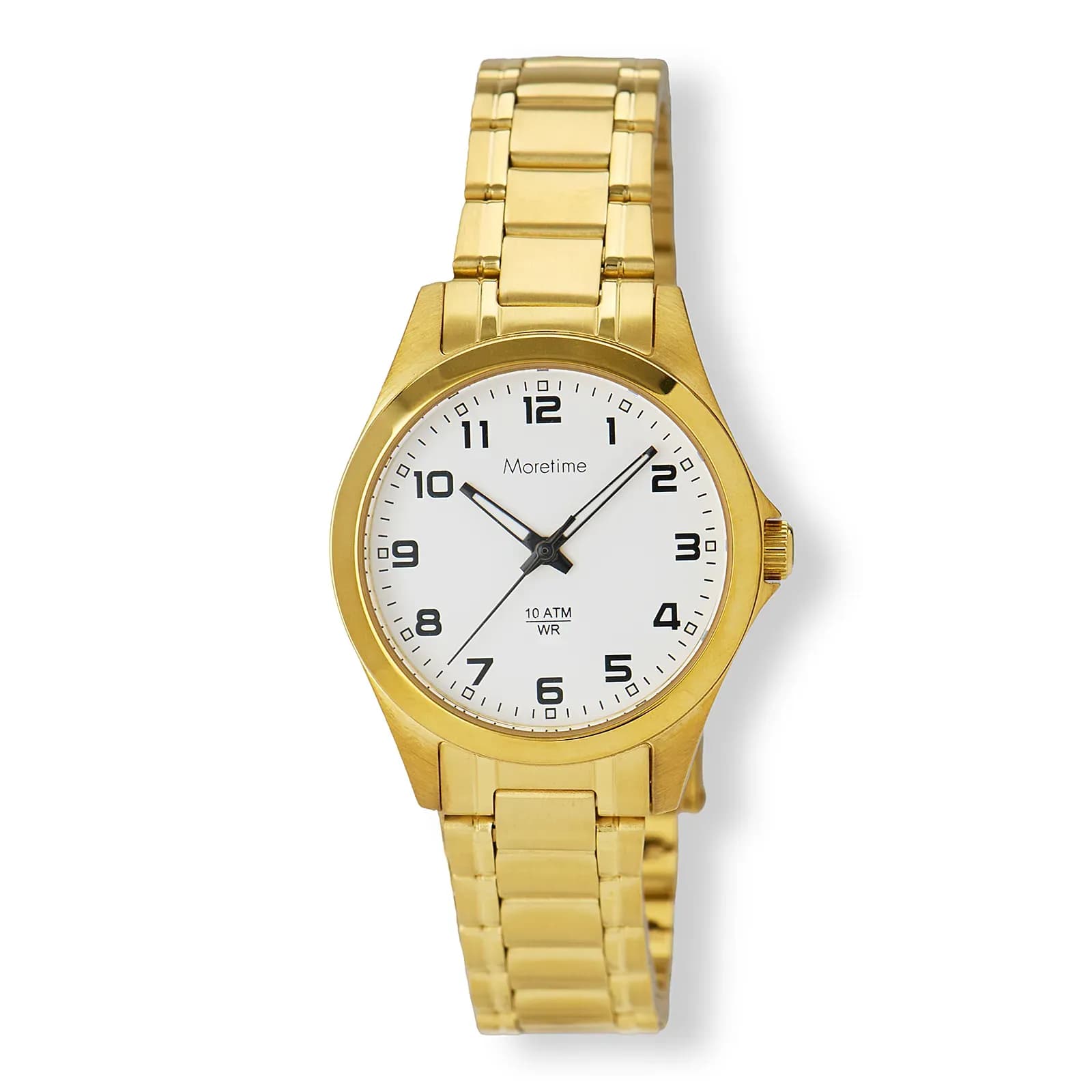 Moretime dam vit/guld, metallband - M58428-127