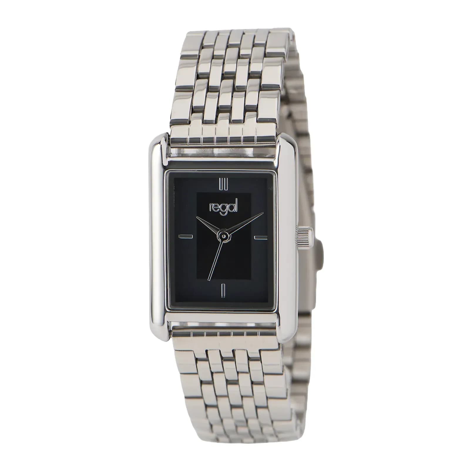 Regal dam svart/stål, metallband - R89114-232