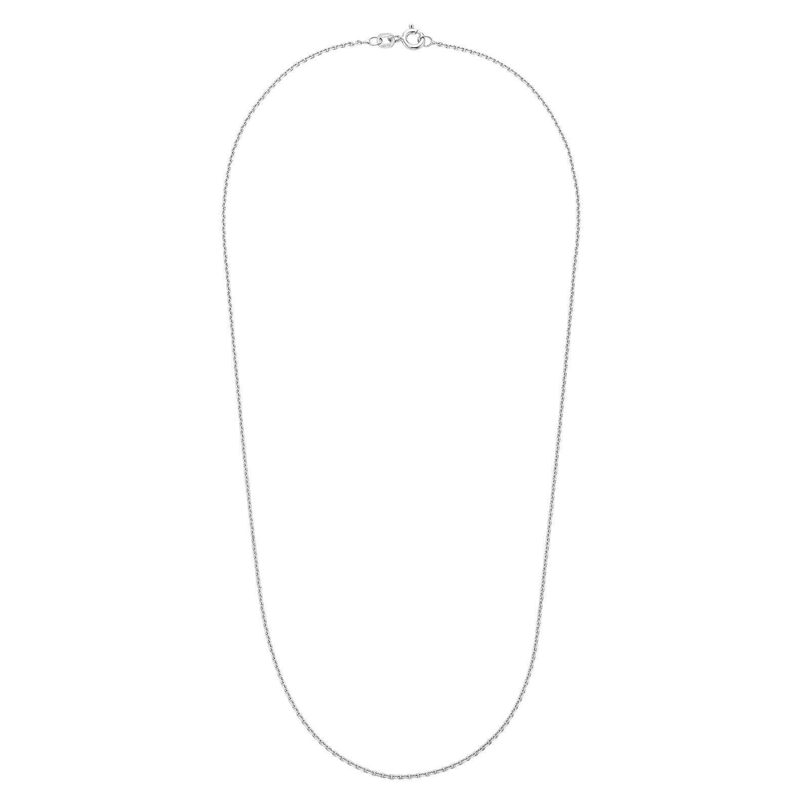 Silverhalsband – Ankarkedja 45 cm / 1 mm