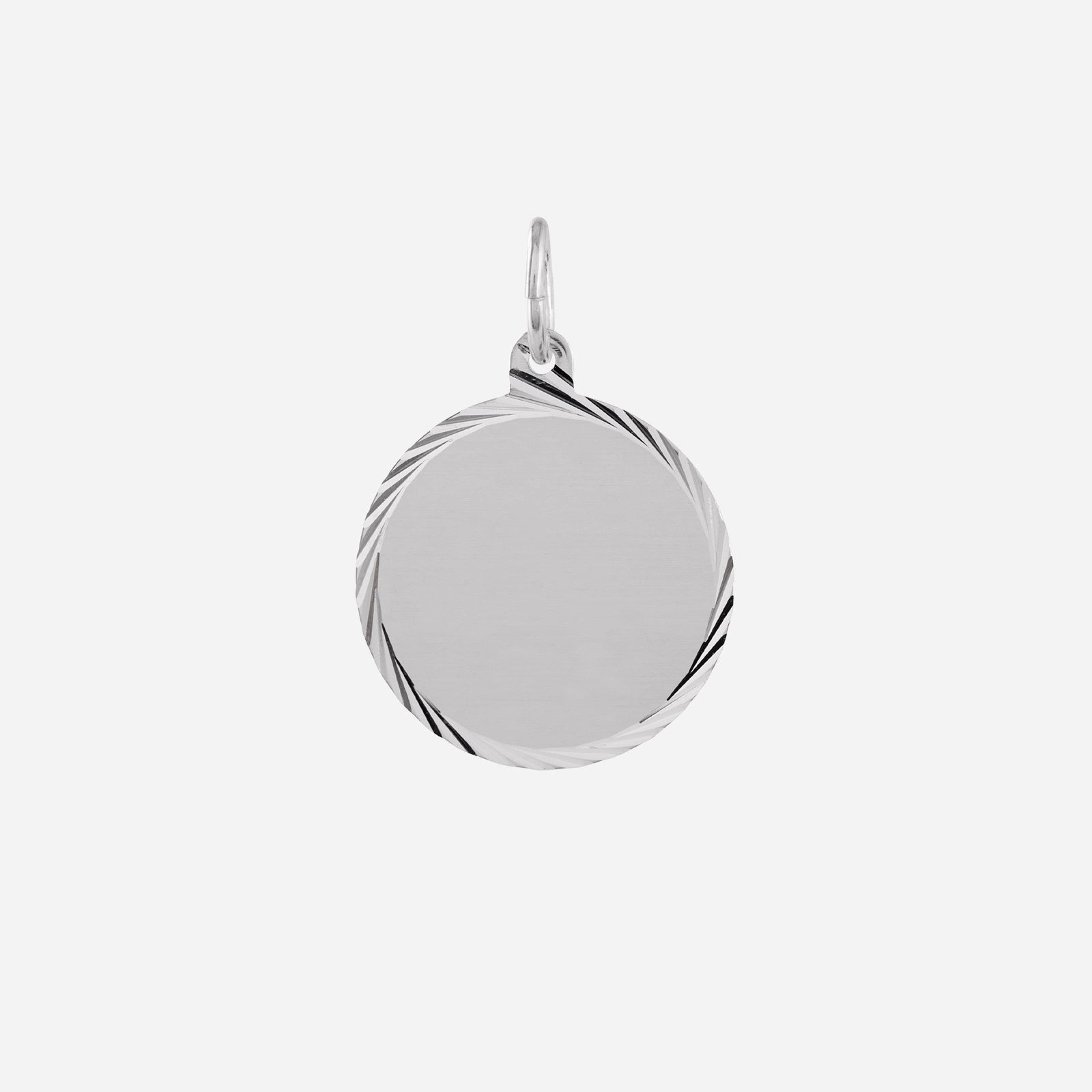 Hängsmycke i äkta silver – hänge facetter 16 mm