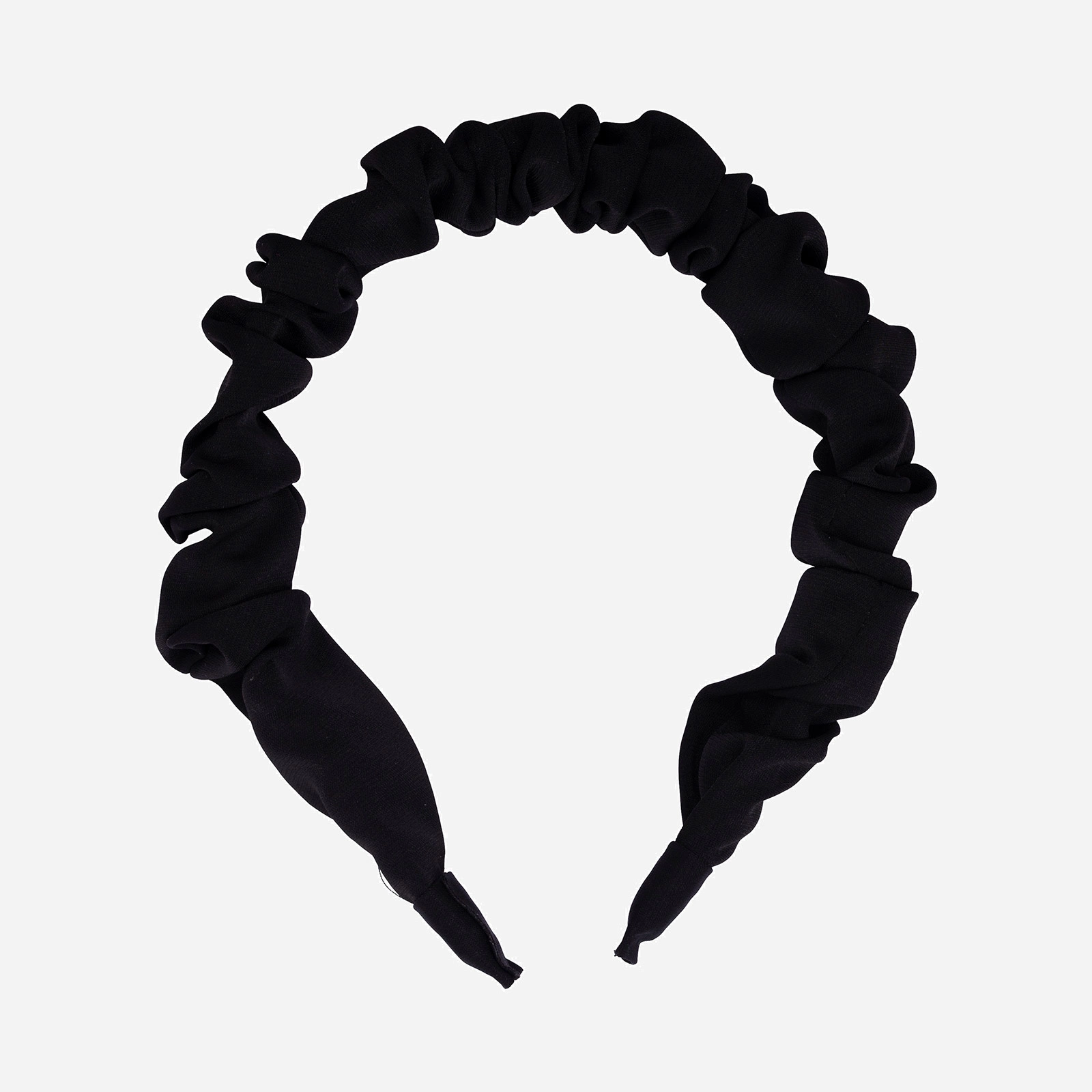 Diadem rynkat - svart