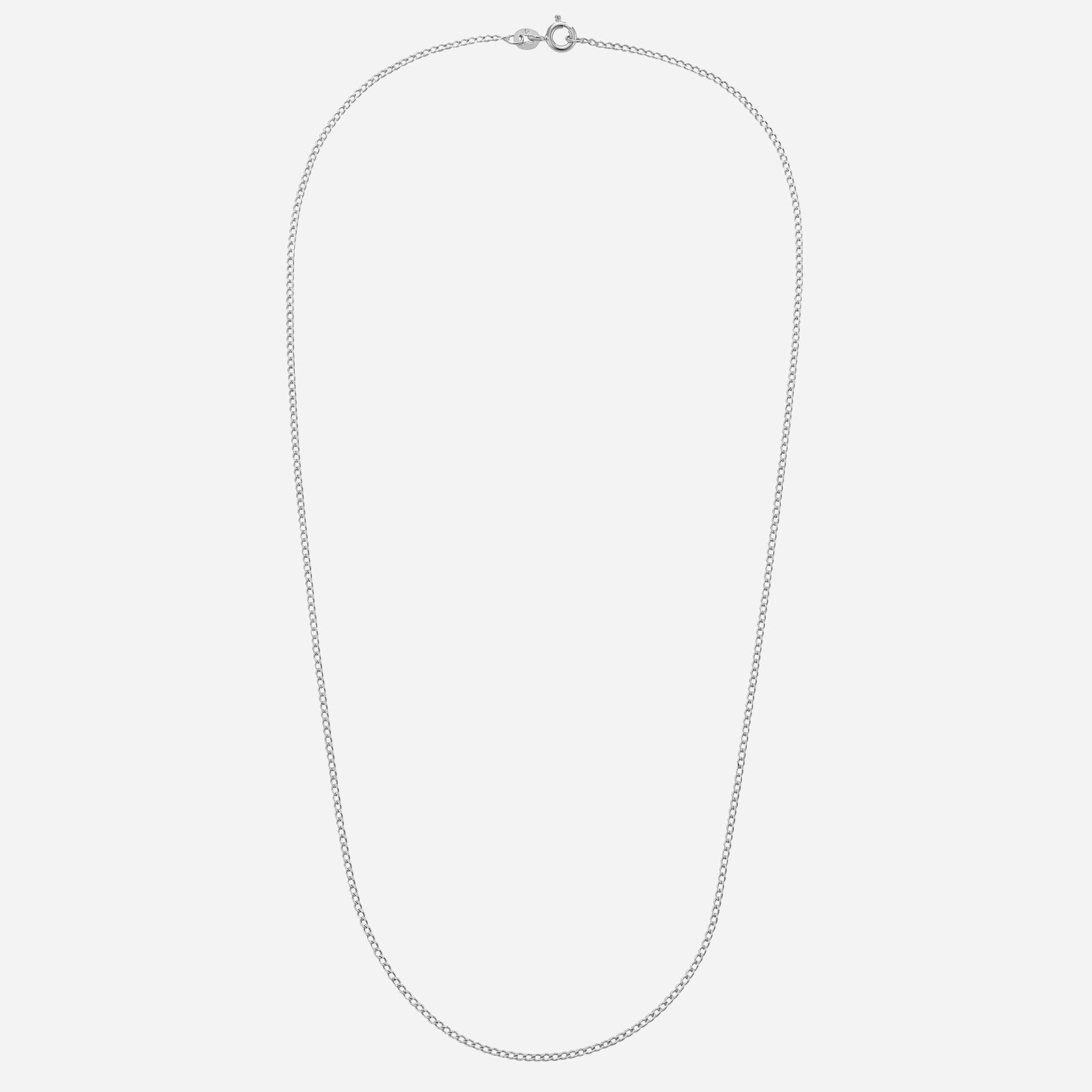 Silverhalsband – pansarkedja 45 cm / 2 mm