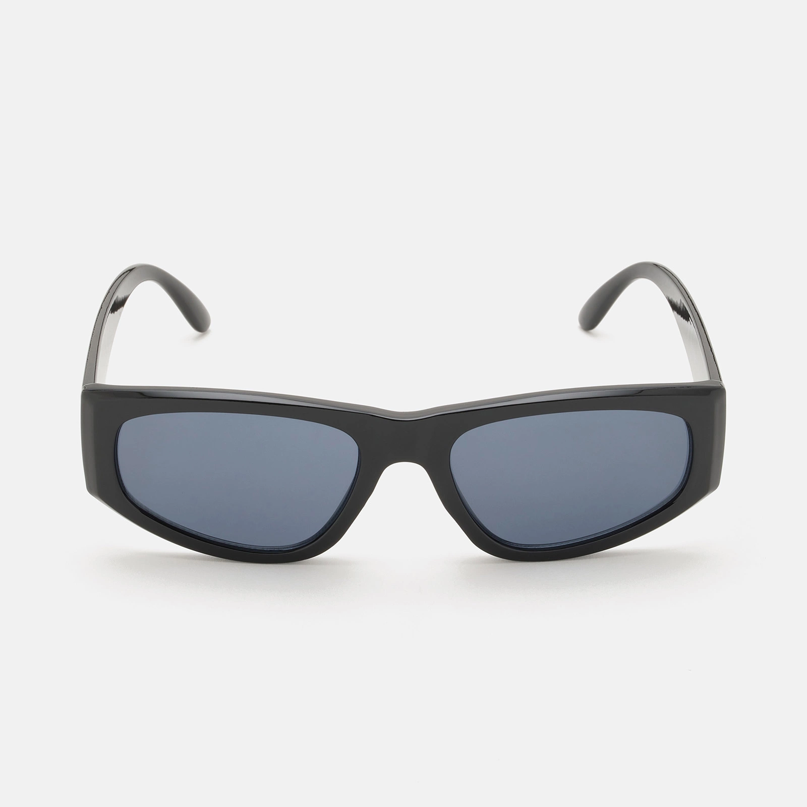 MONTINI Svarta solglasögon – smal retromodell