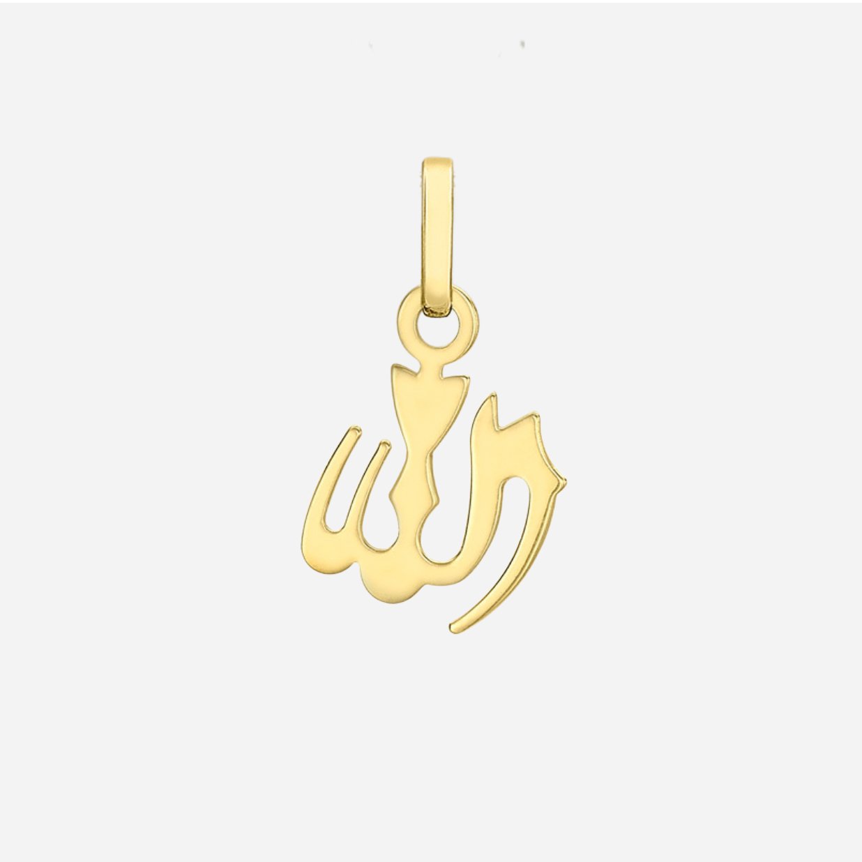 Berlock 9k guld – Allah symbol 20x10mm