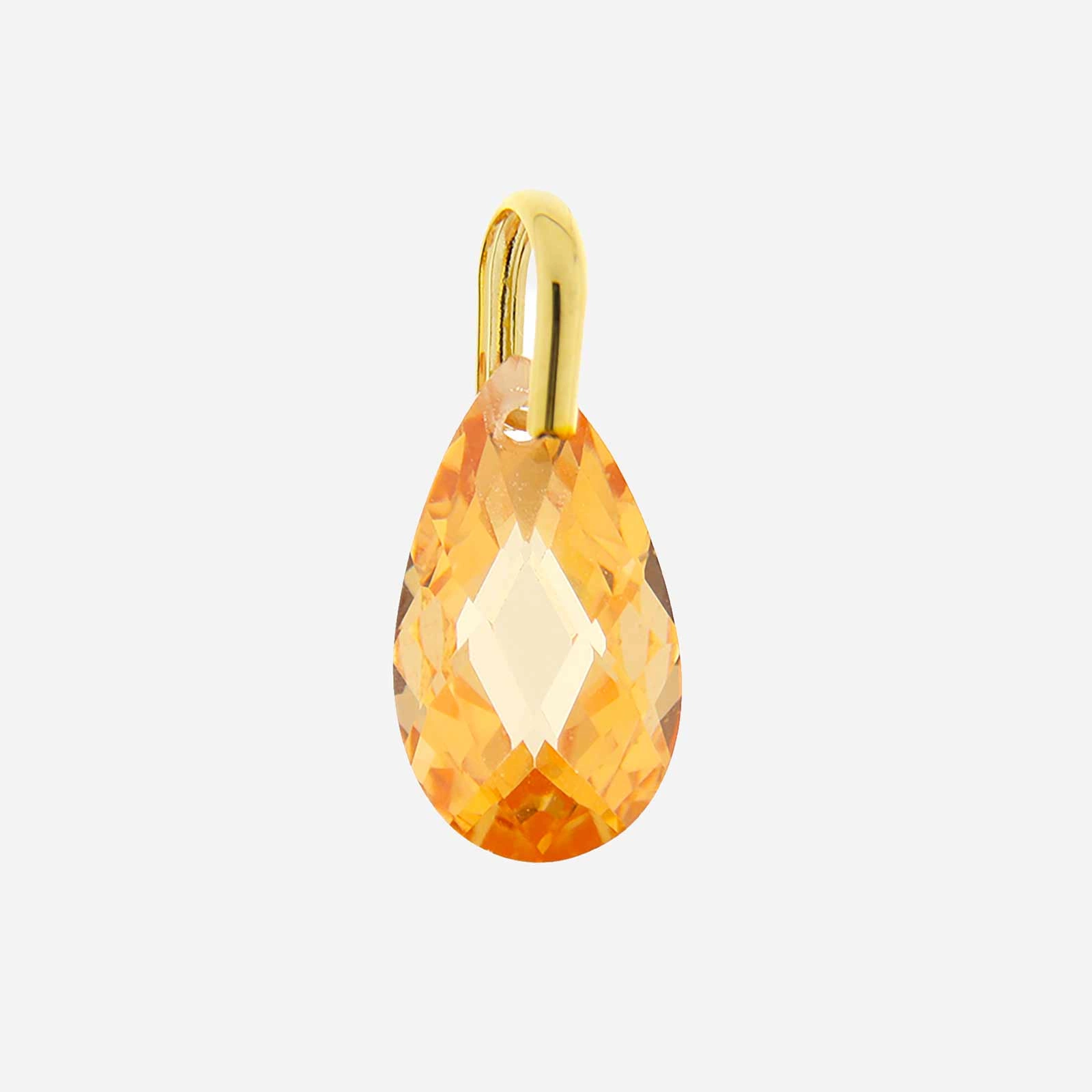 Hängsmycke 18k guld – orange droppe
