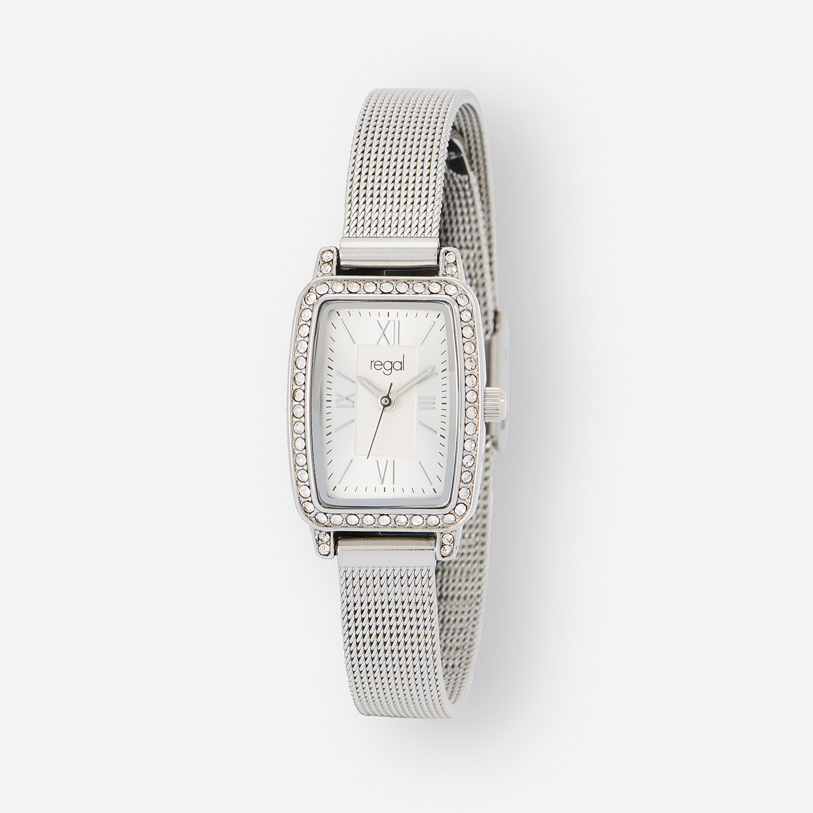Regal damklocka – meshband silverton 19×34 mm