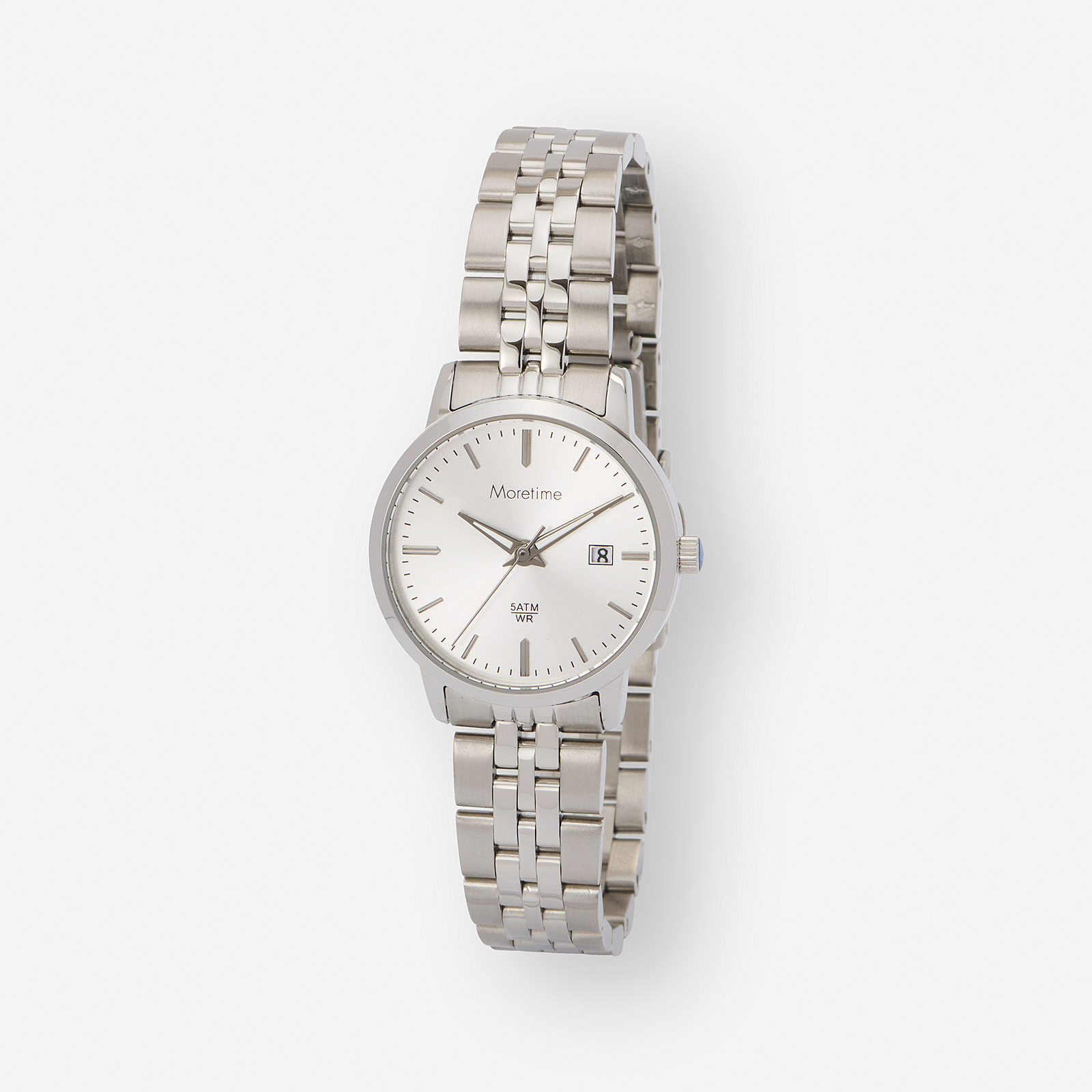 Moretime damklocka – silver/stålband 28mm
