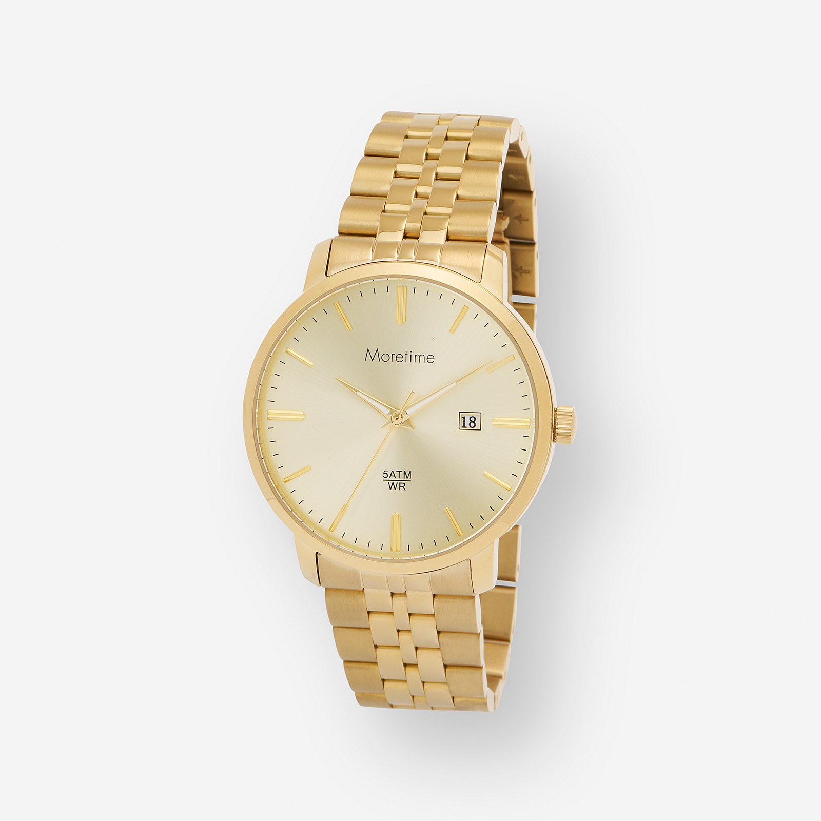 Moretime herrklocka – champagne/guldton 40mm