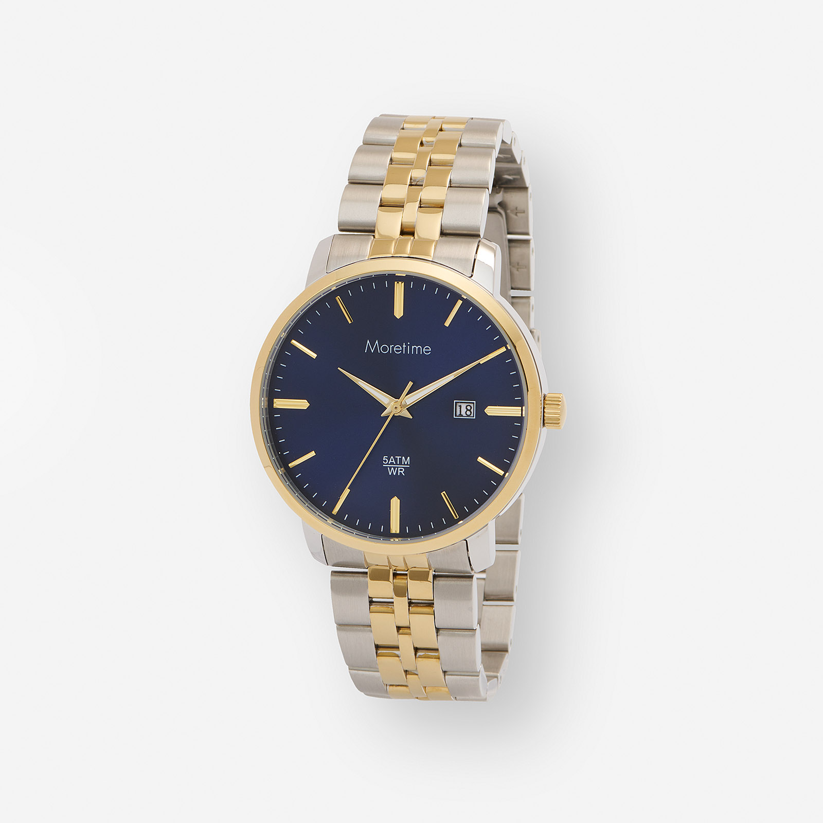 Moretime herrklocka – mörkblå/bicolor 40mm