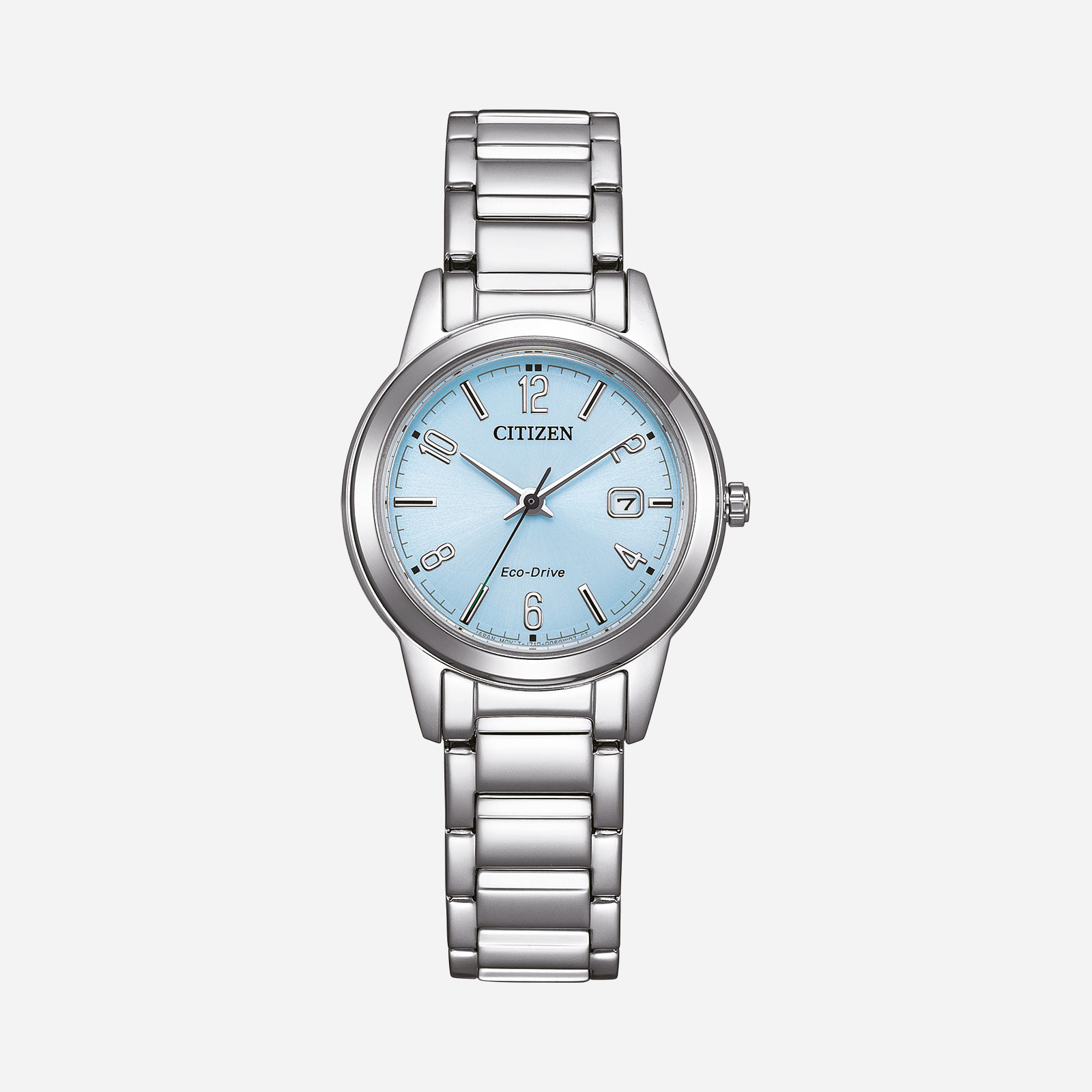 Citizen Elegance Eco-Drive Stål/ljusblå – FE1241-71L