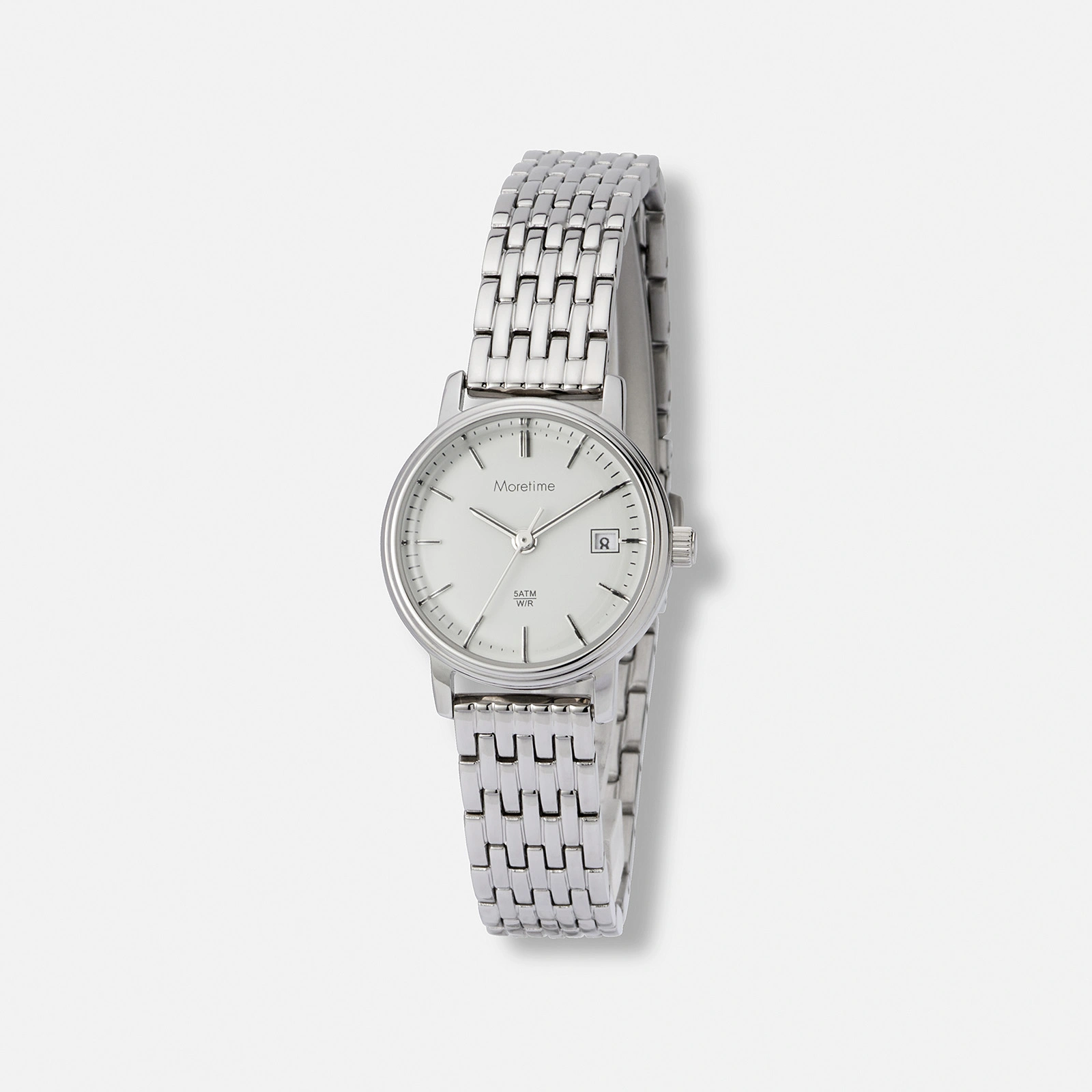 Moretime damklocka gr&aring;/silver - 25 mm
