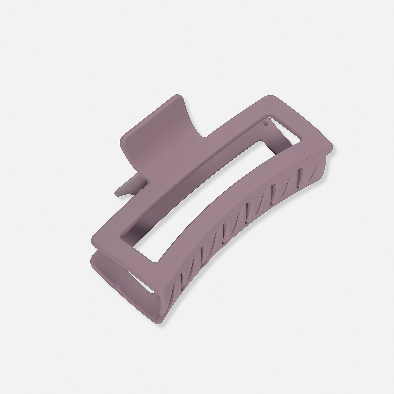 Lila hårklämma 13 cm