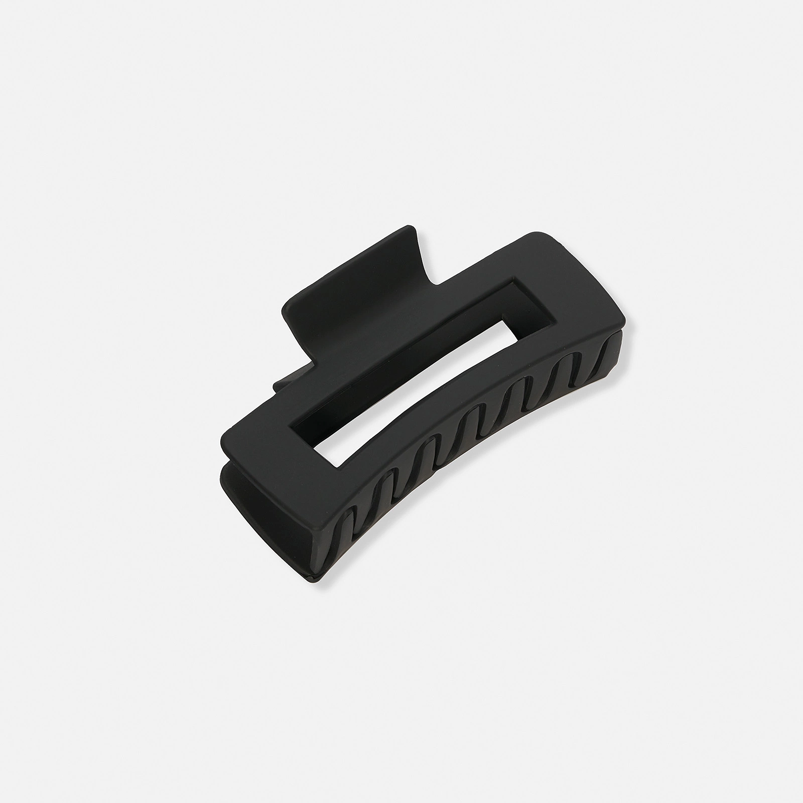 Svart hårklämma 10 cm