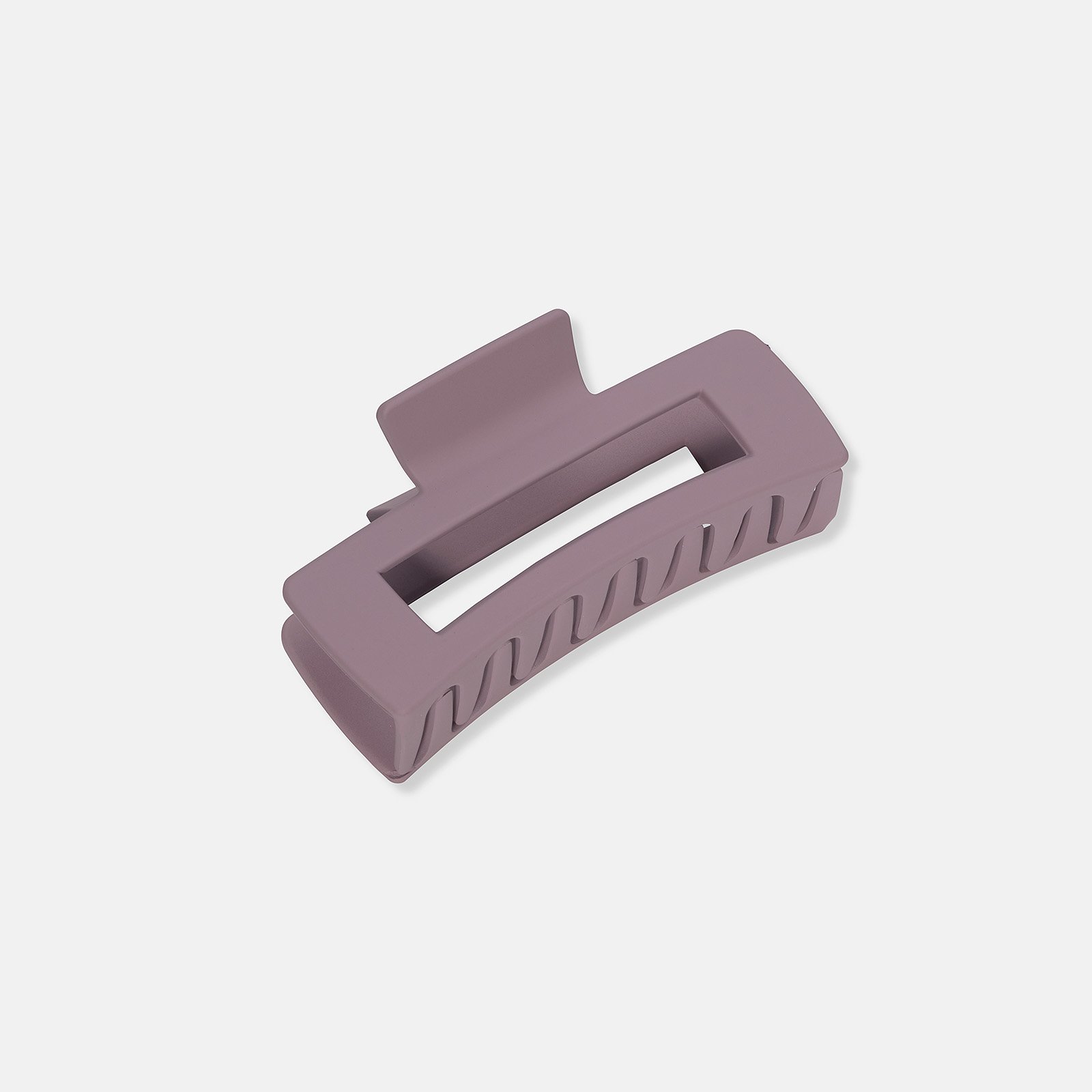 Lila hårklämma 10 cm