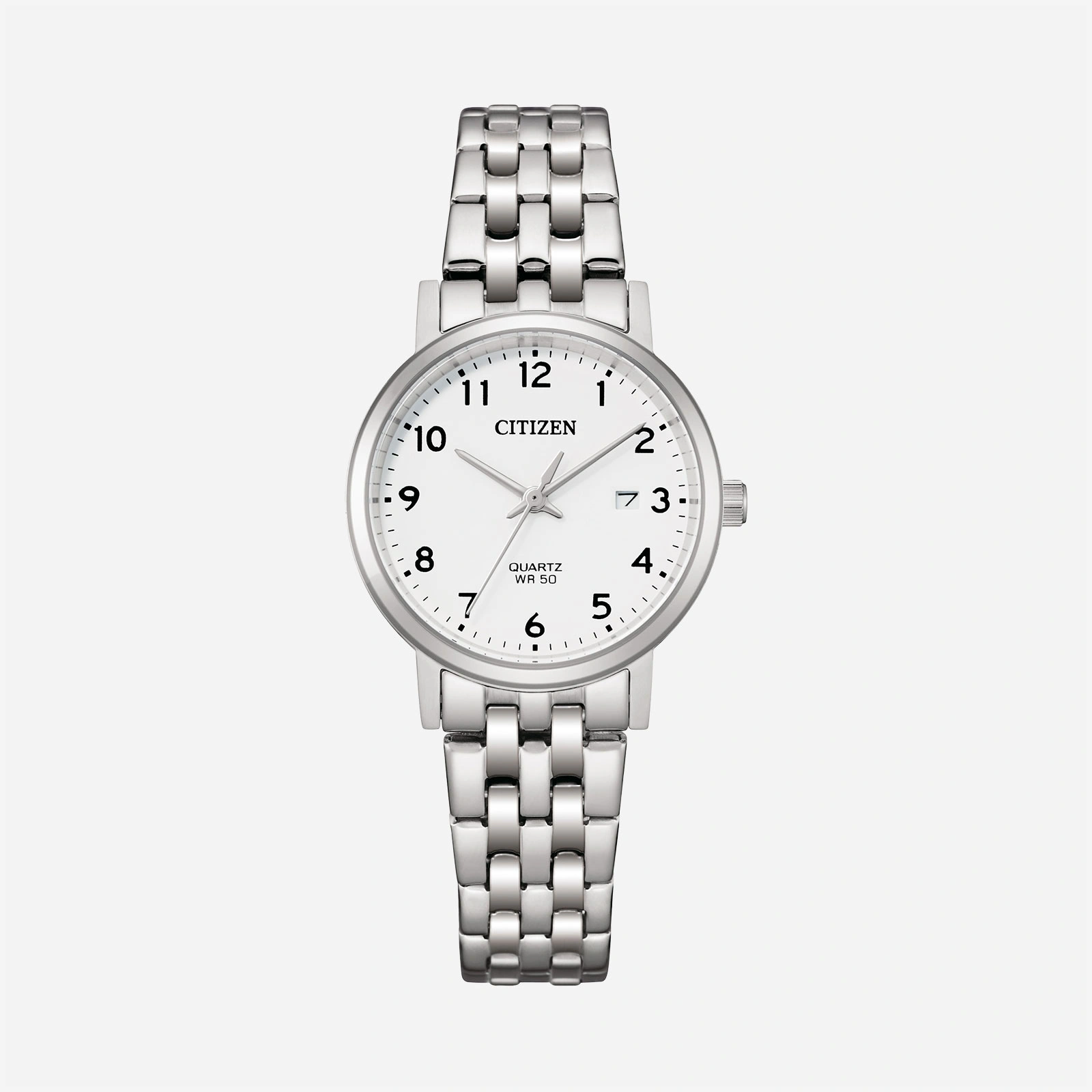 Citizen damklocka vit/stål, 28 mm - EU6090-54A
