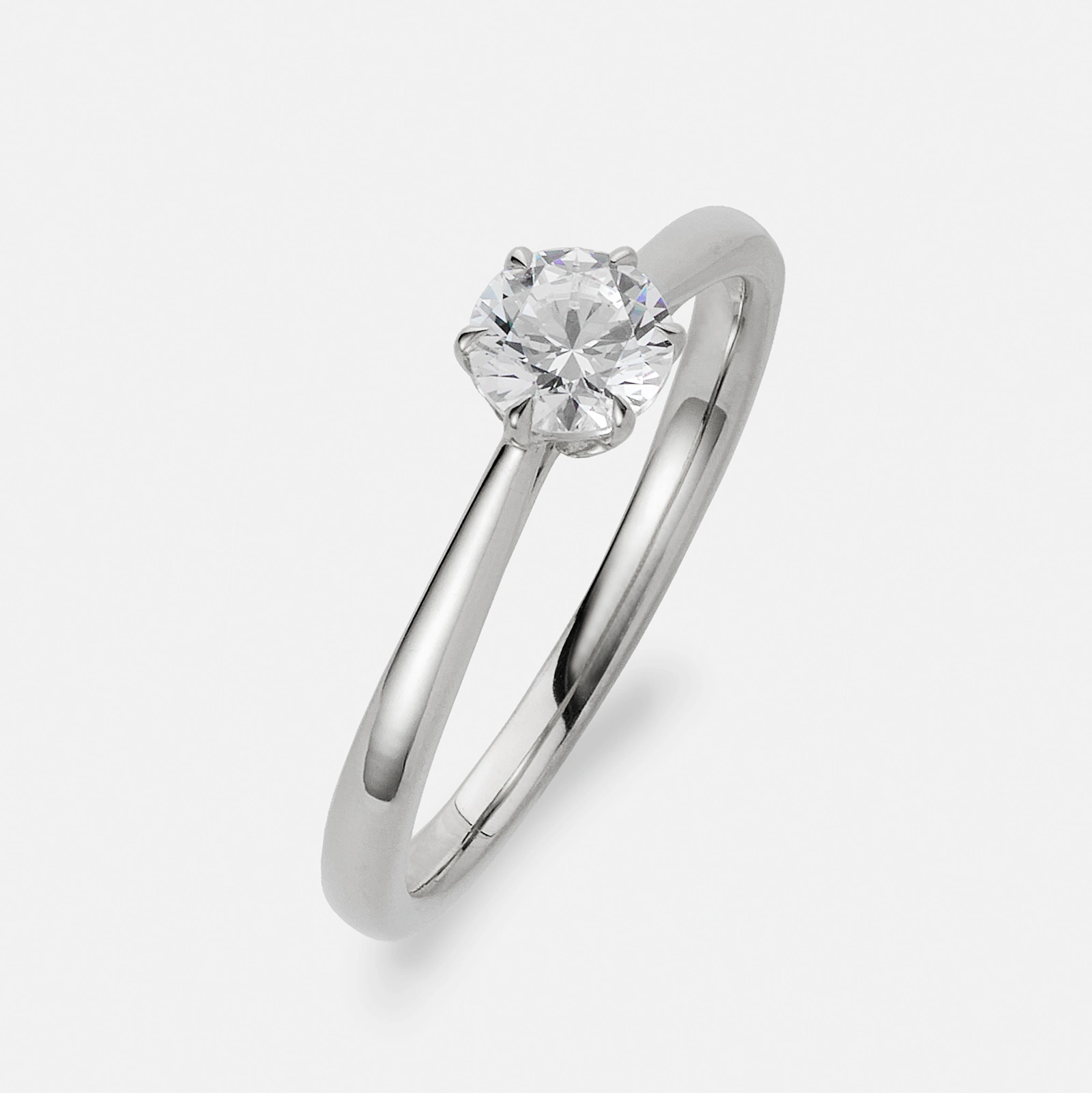 Je t&acute;aime 18K ring vitguld - Le Coeur
