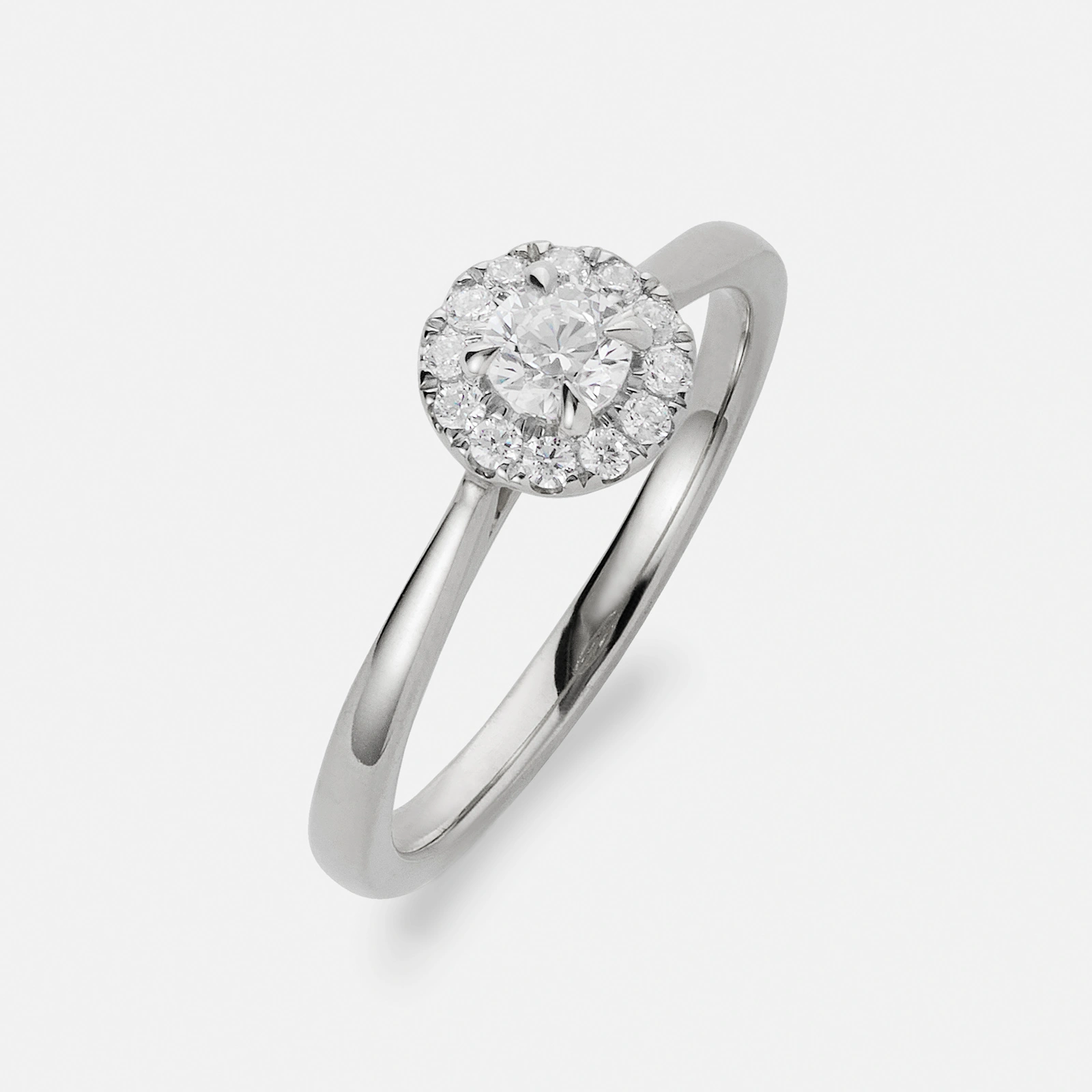 Je t&acute;aime 18K ring vitguld - La Lune