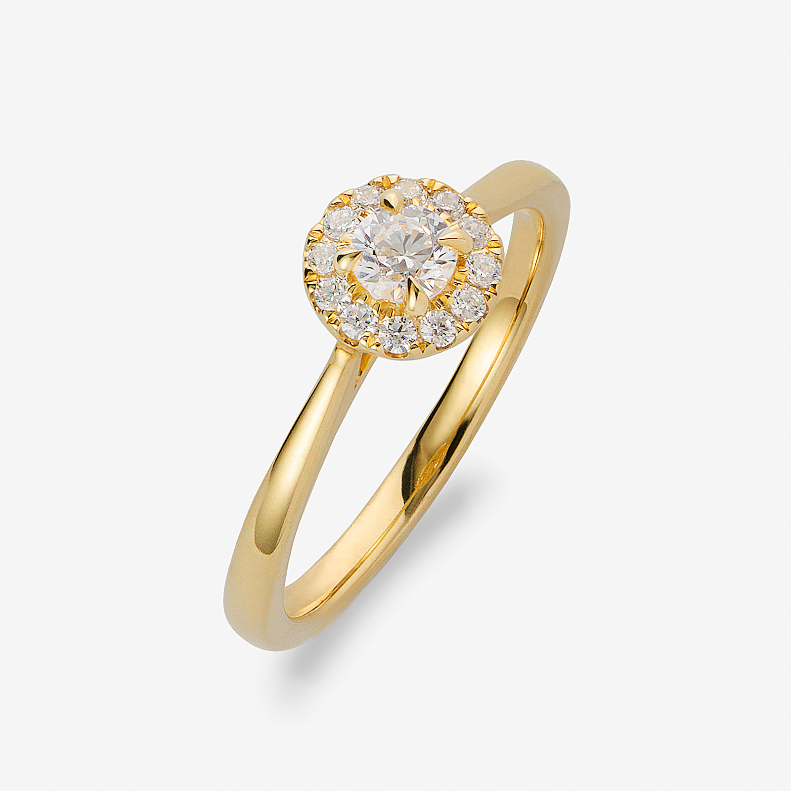 Je t&acute;aime 18K guldring - La Lune