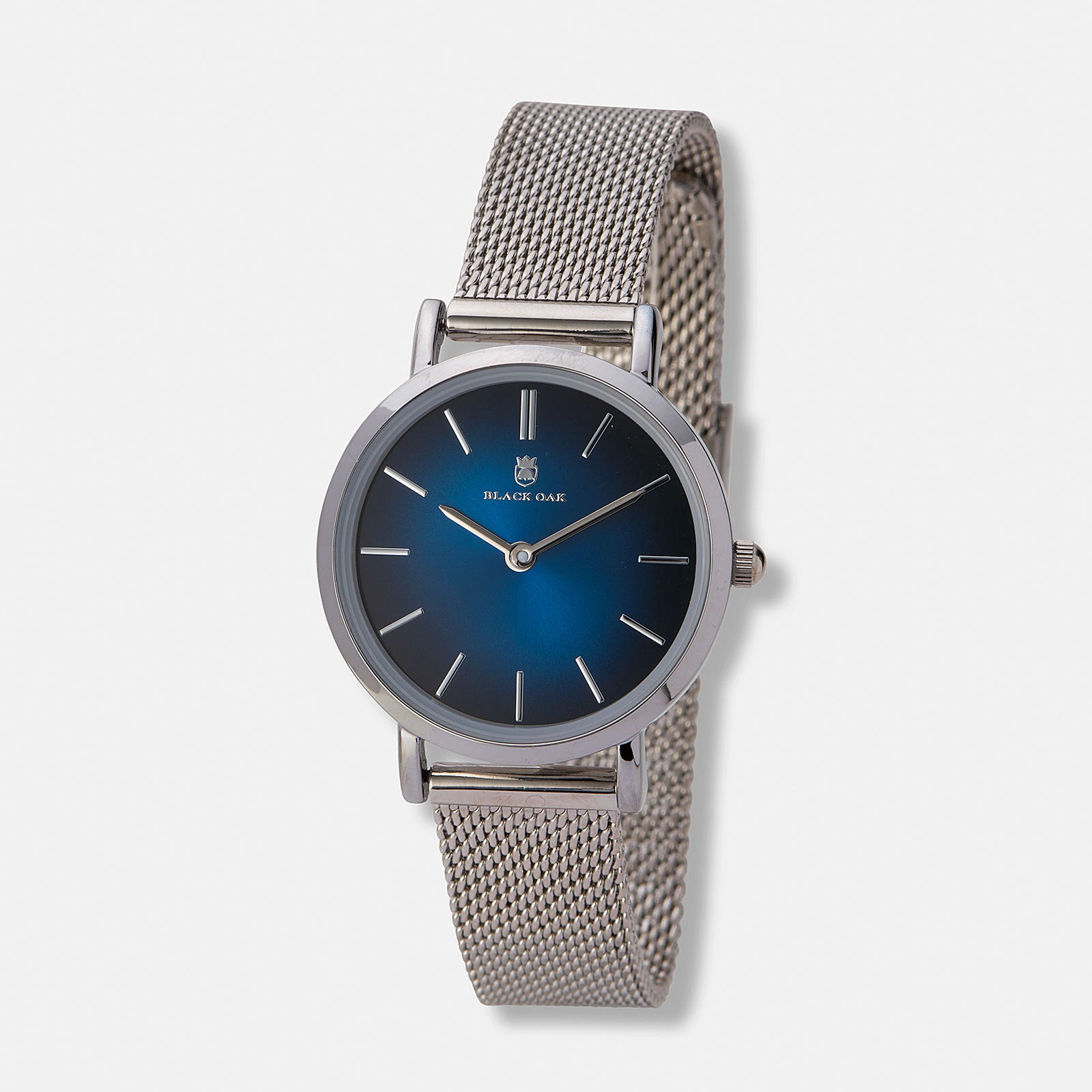 Black Oak Gerardii damklocka - silver/bl&aring; 30mm