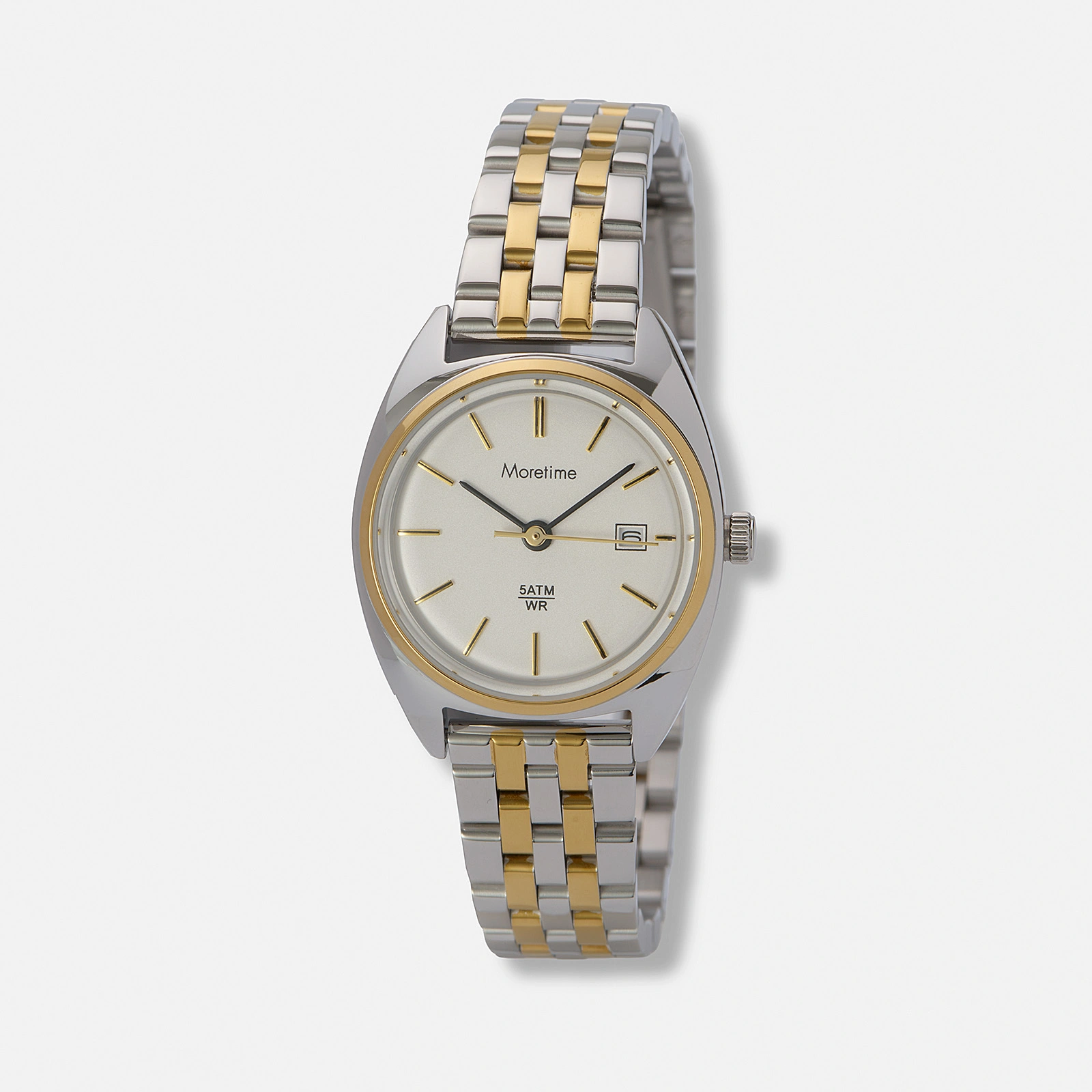 Moretime damklocka - retro, st&aring;l/bicolor, 27mm