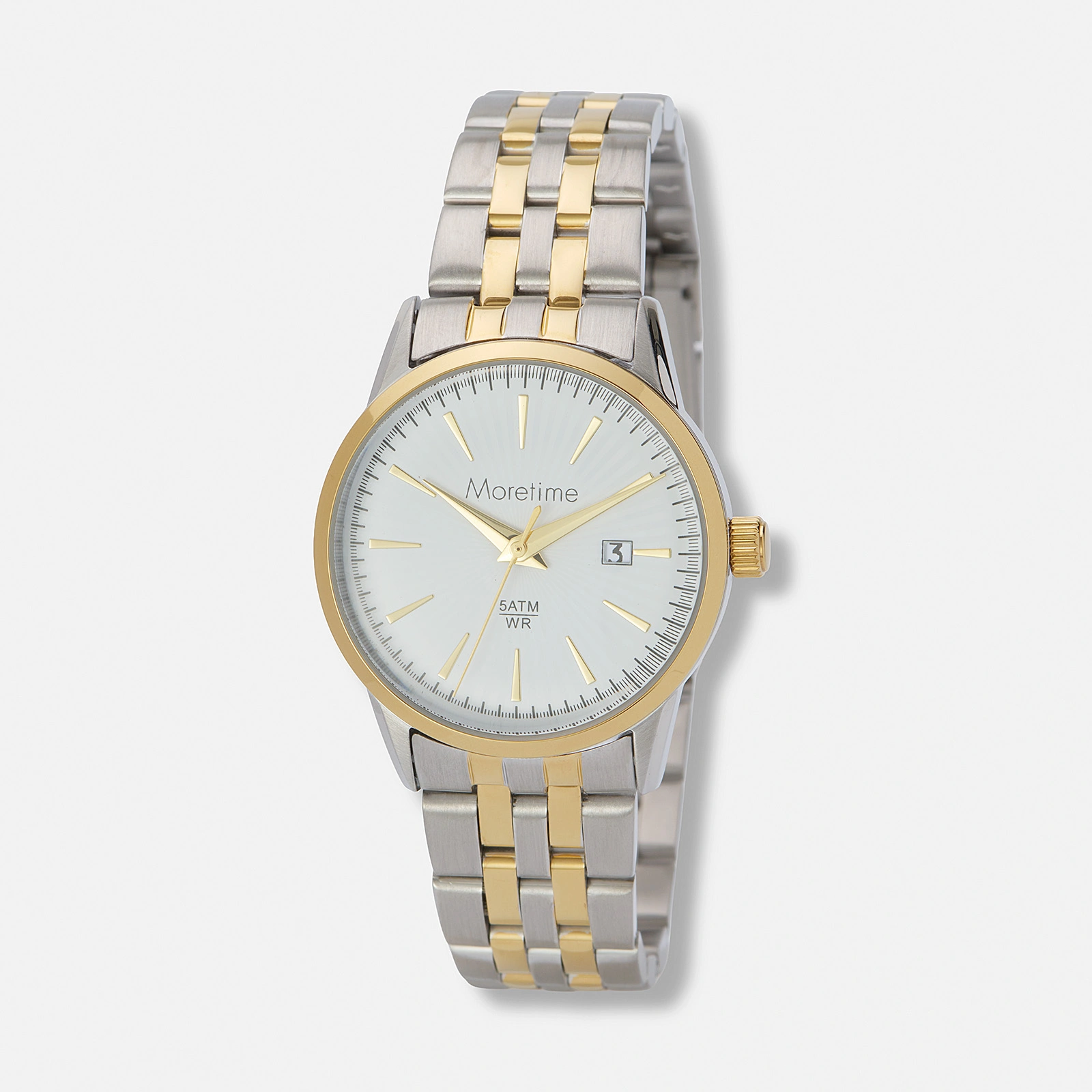 Mortime damklocka metall - bicolor/vit 27mm