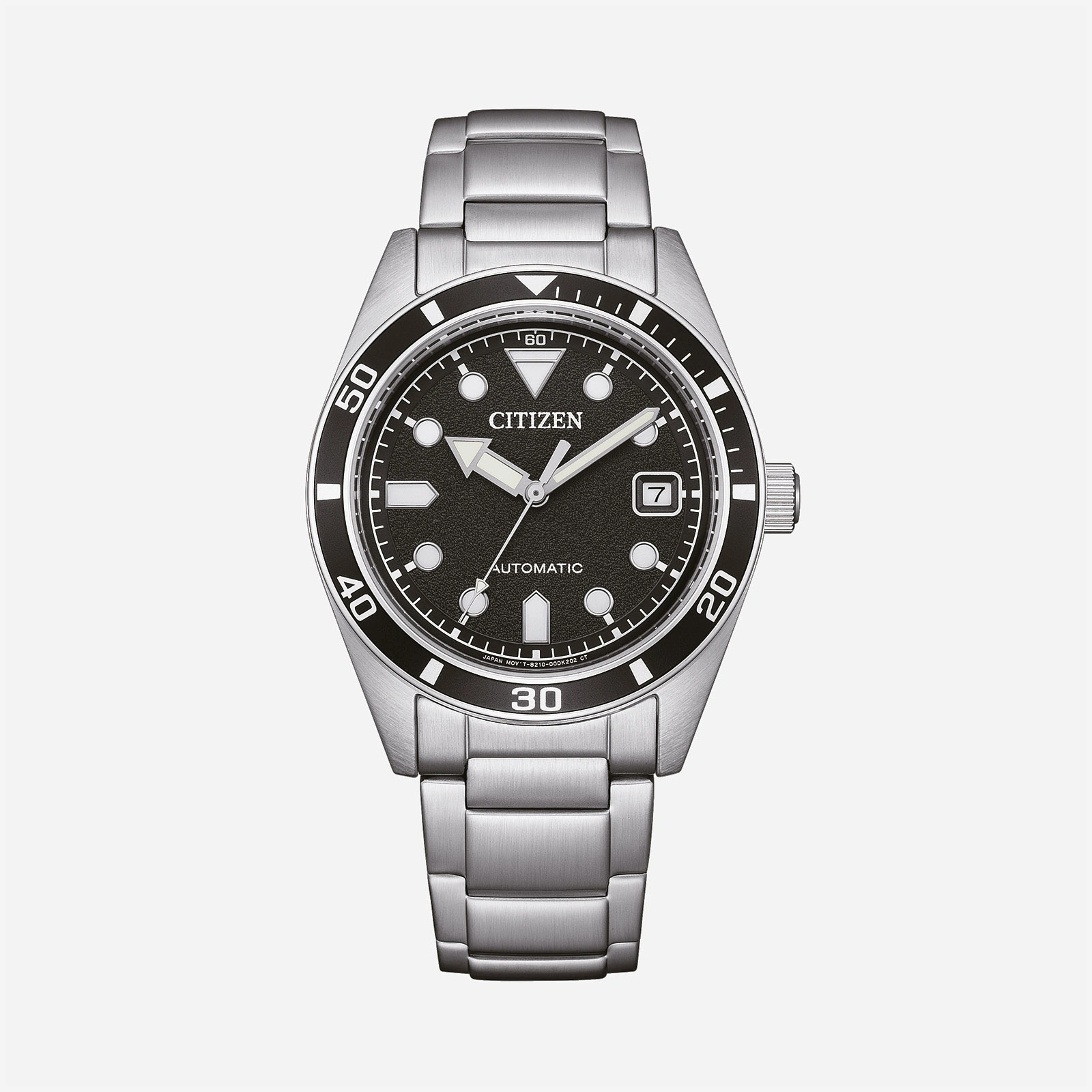Automatic Svart/Silver, Stållänk NJ0221-50E