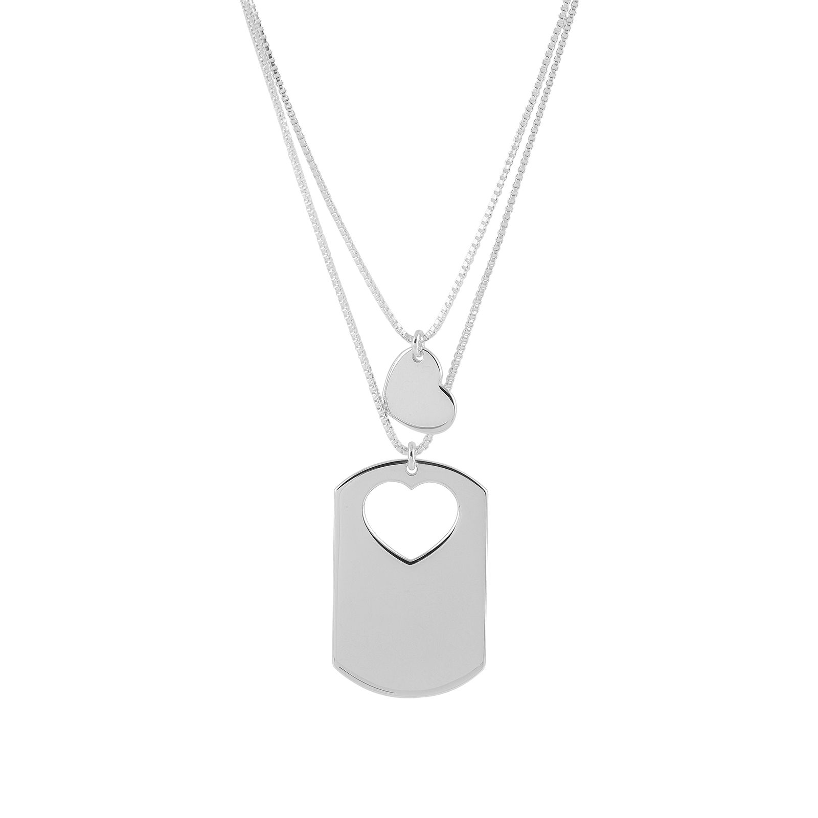 Halsband Sterling Silver med bricka