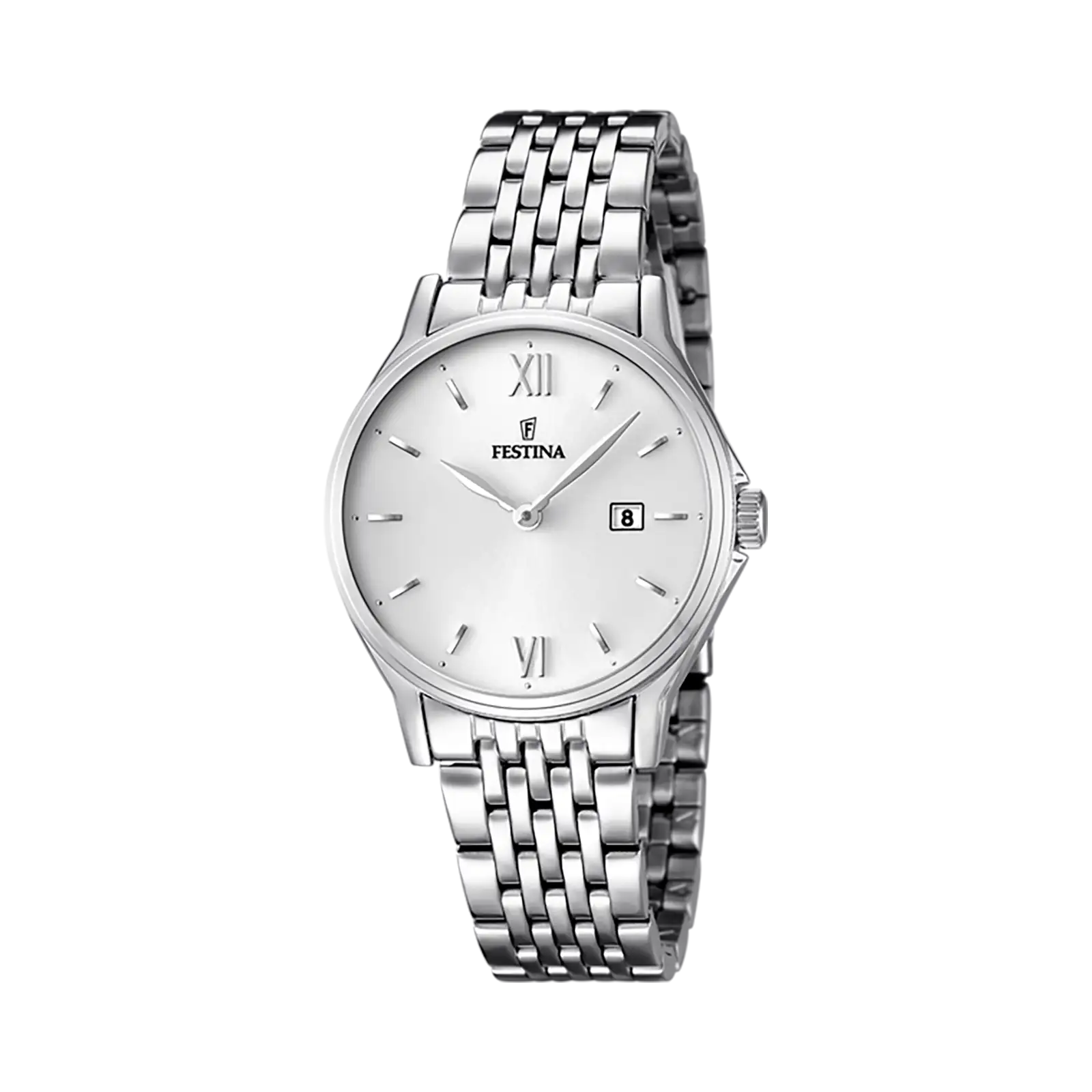 Classic damklocka silver/stål, metallband F16748/2
