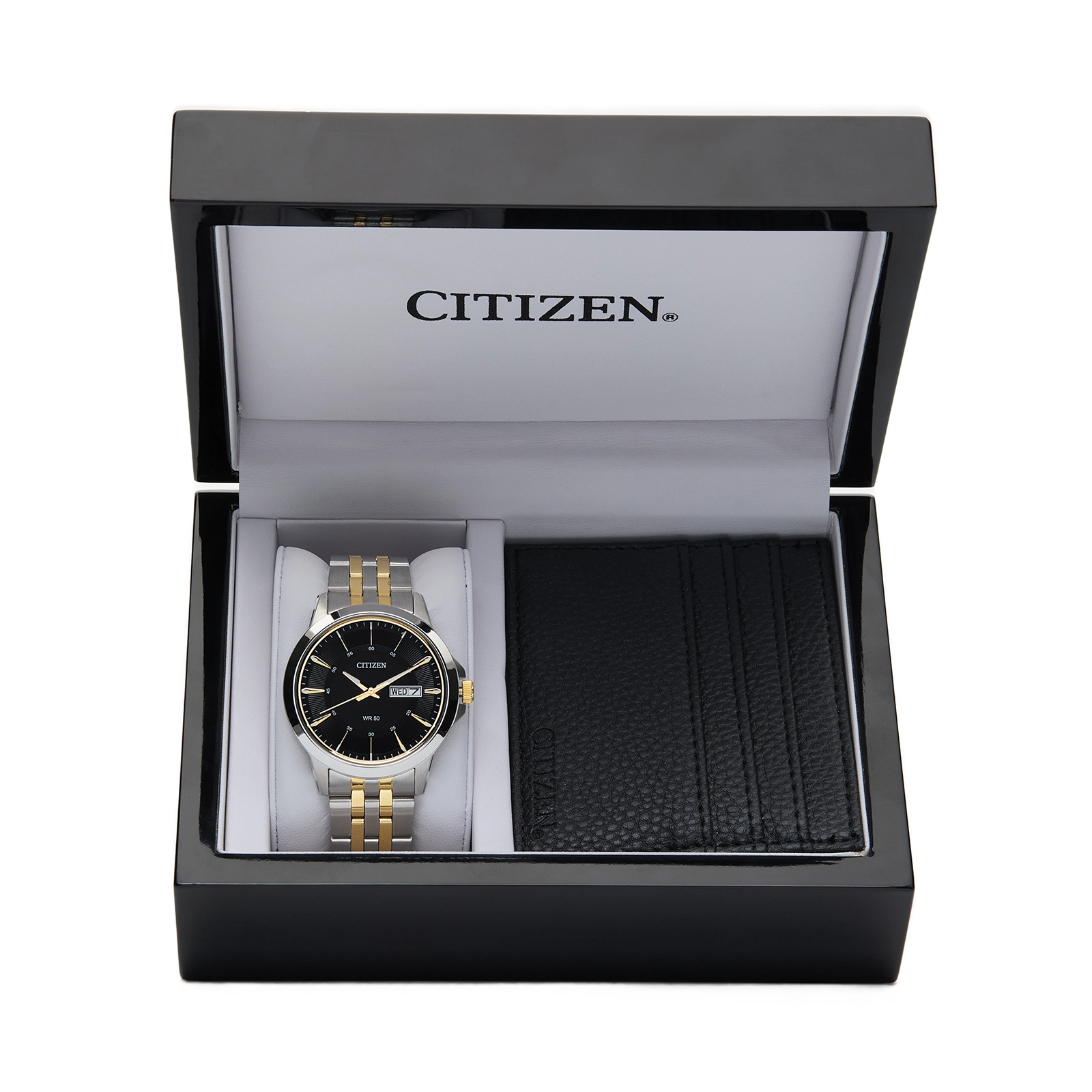 Citizen Classic BF2018-52EE  Herrklocka med Svart urtavla  41 mm  Quartz  Rostfritt stål   Armbandsur