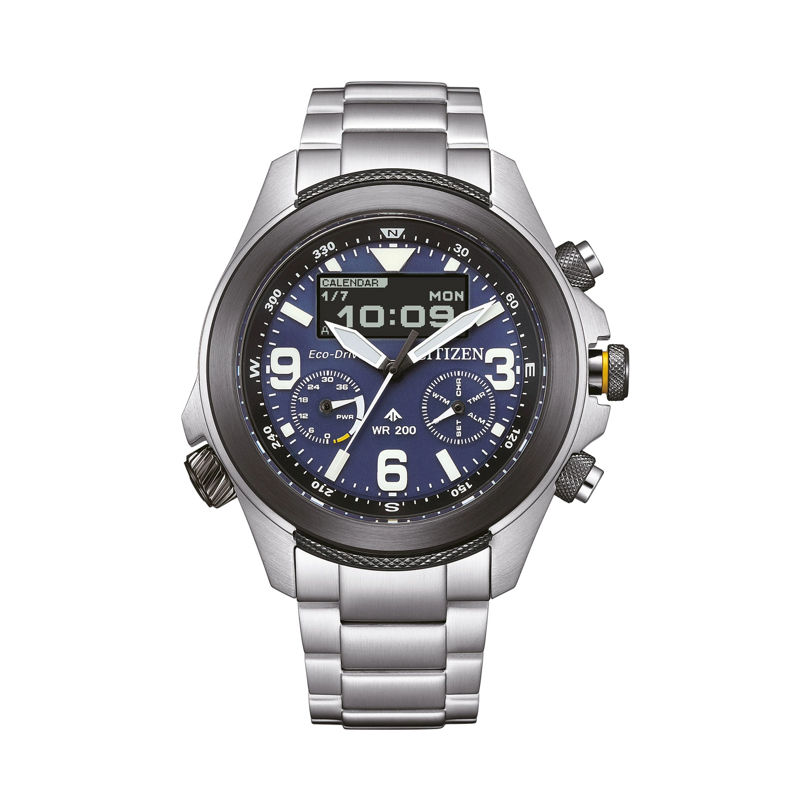 Promaster Land Eco- Drive, stål/blå JV1006-51L
