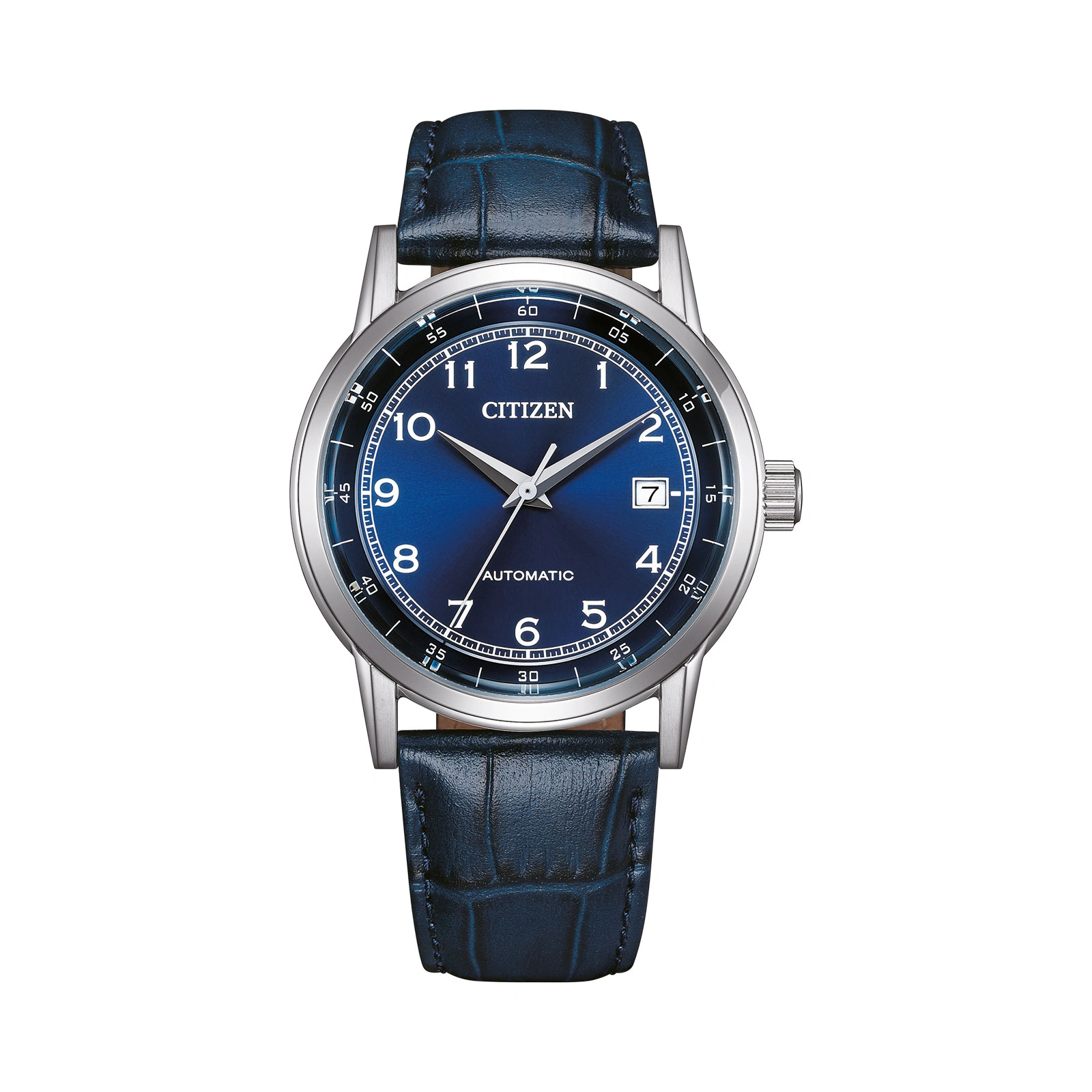 Automatic Blå/Blå, Läderband NJ0210-13L